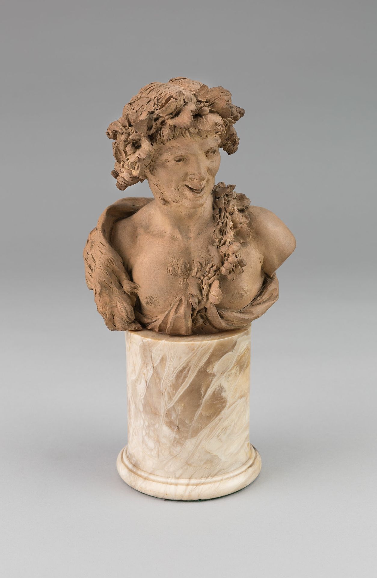 Bust of a Satyr by Clodion (Claude Michel)