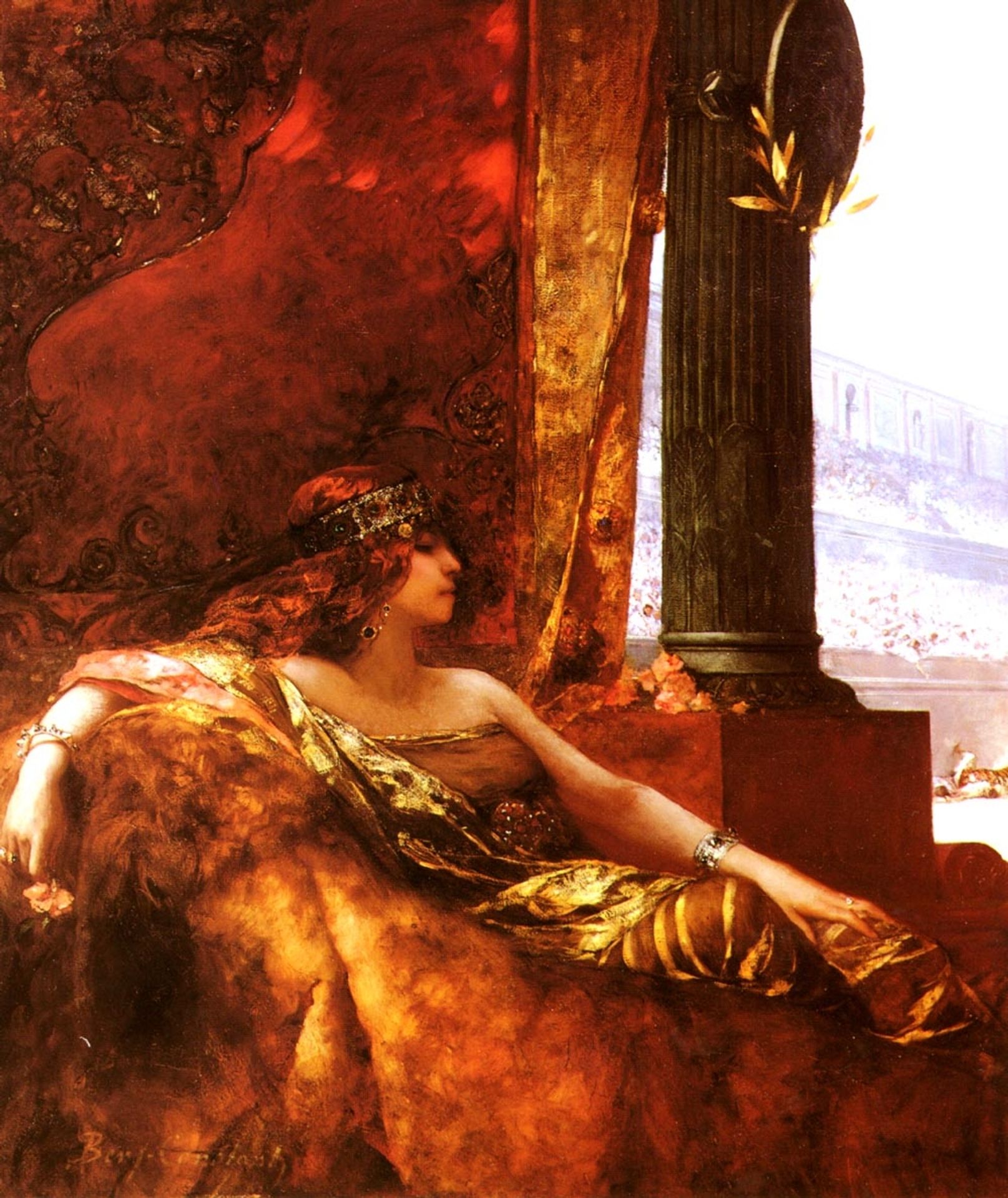 L'Imperatrice Theodora Au Colisée by Jean-Joseph-Benjamin Constant