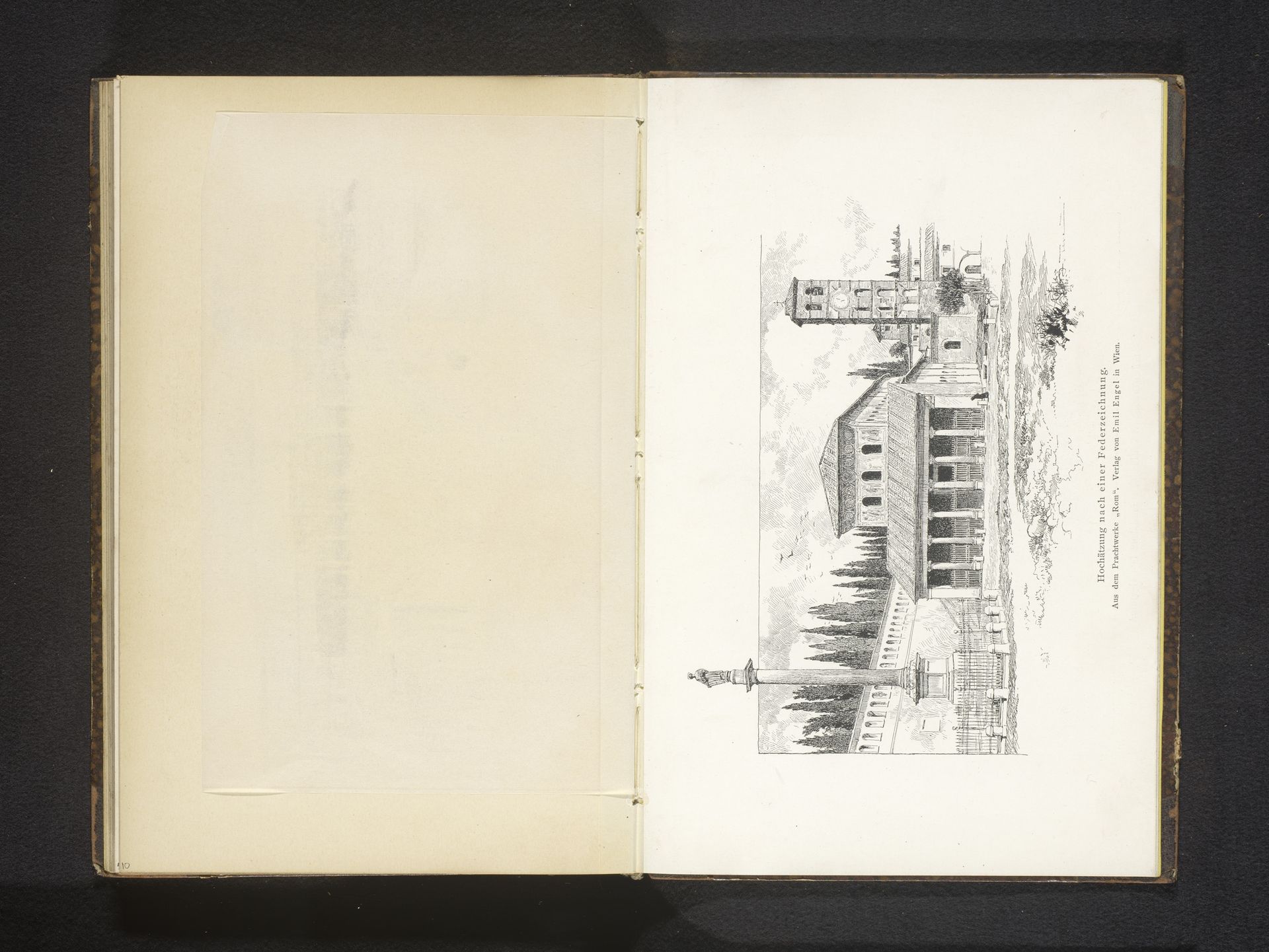 Antieke poort, mogelijk in Rome by Anonymous