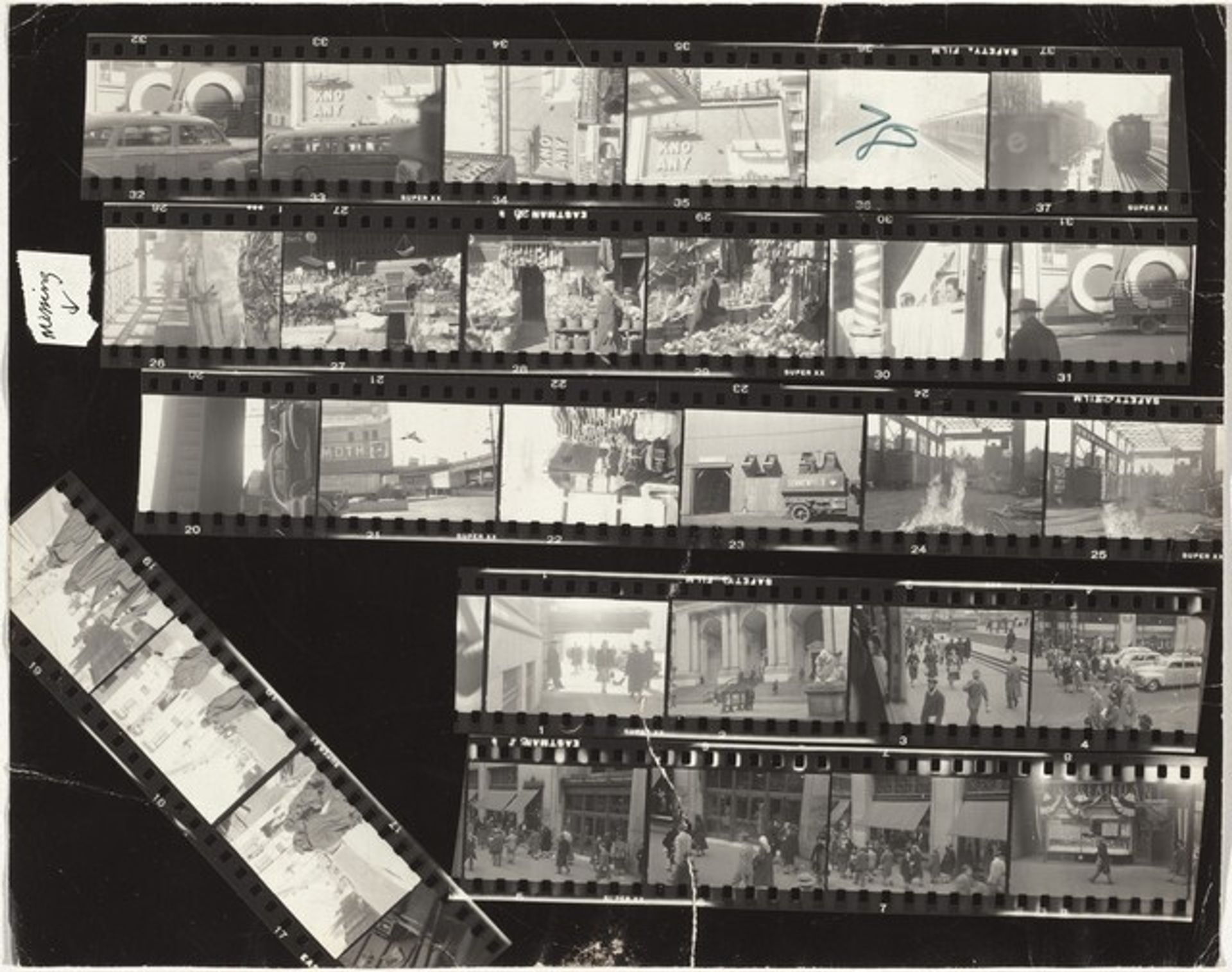 Early New York City 78 by Robert Frank