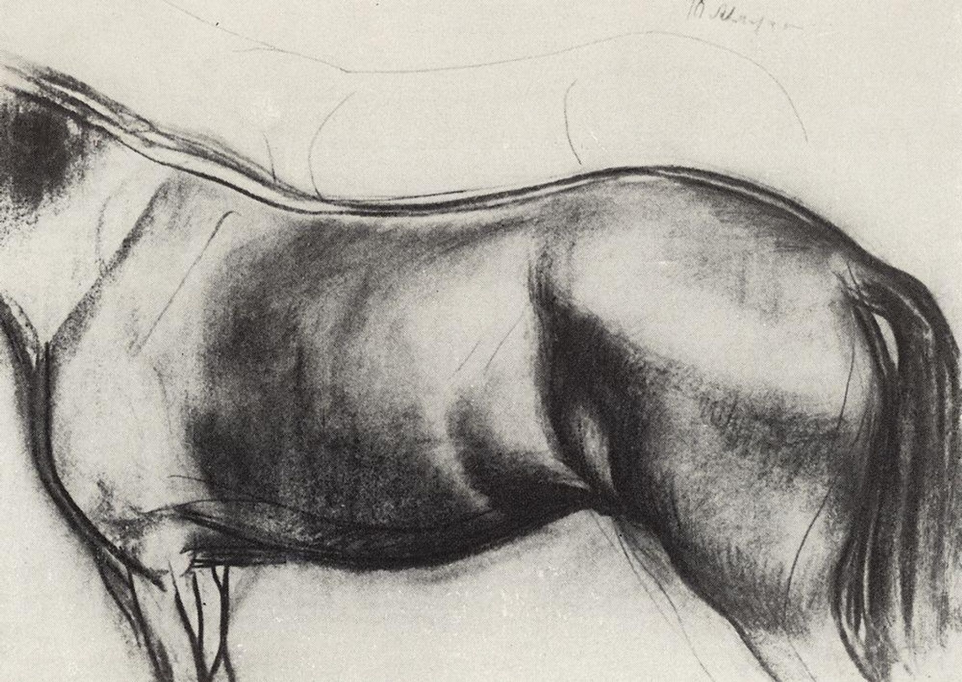 Sketch for the painting Bathing the Red Horse by Kuzma Petrov-Vodkin