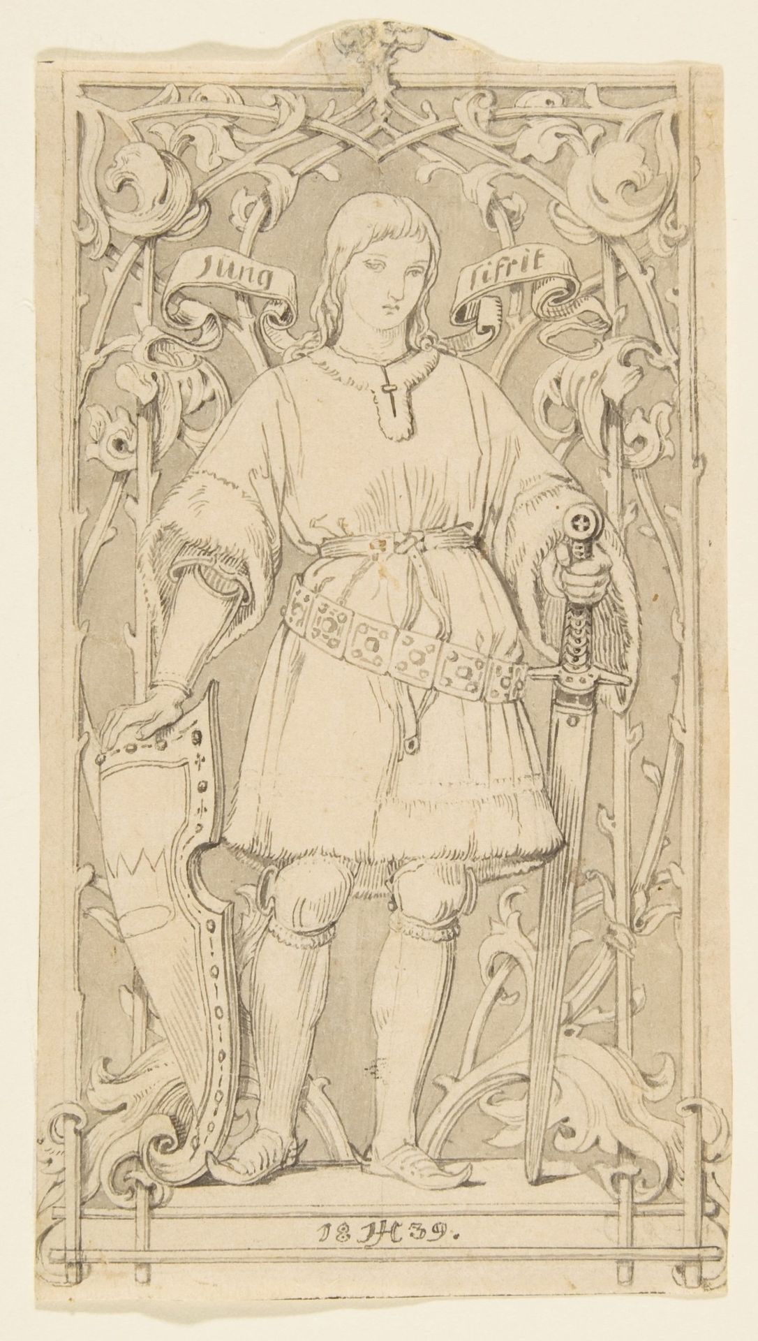 The Young Siegfried by Julius Hübner