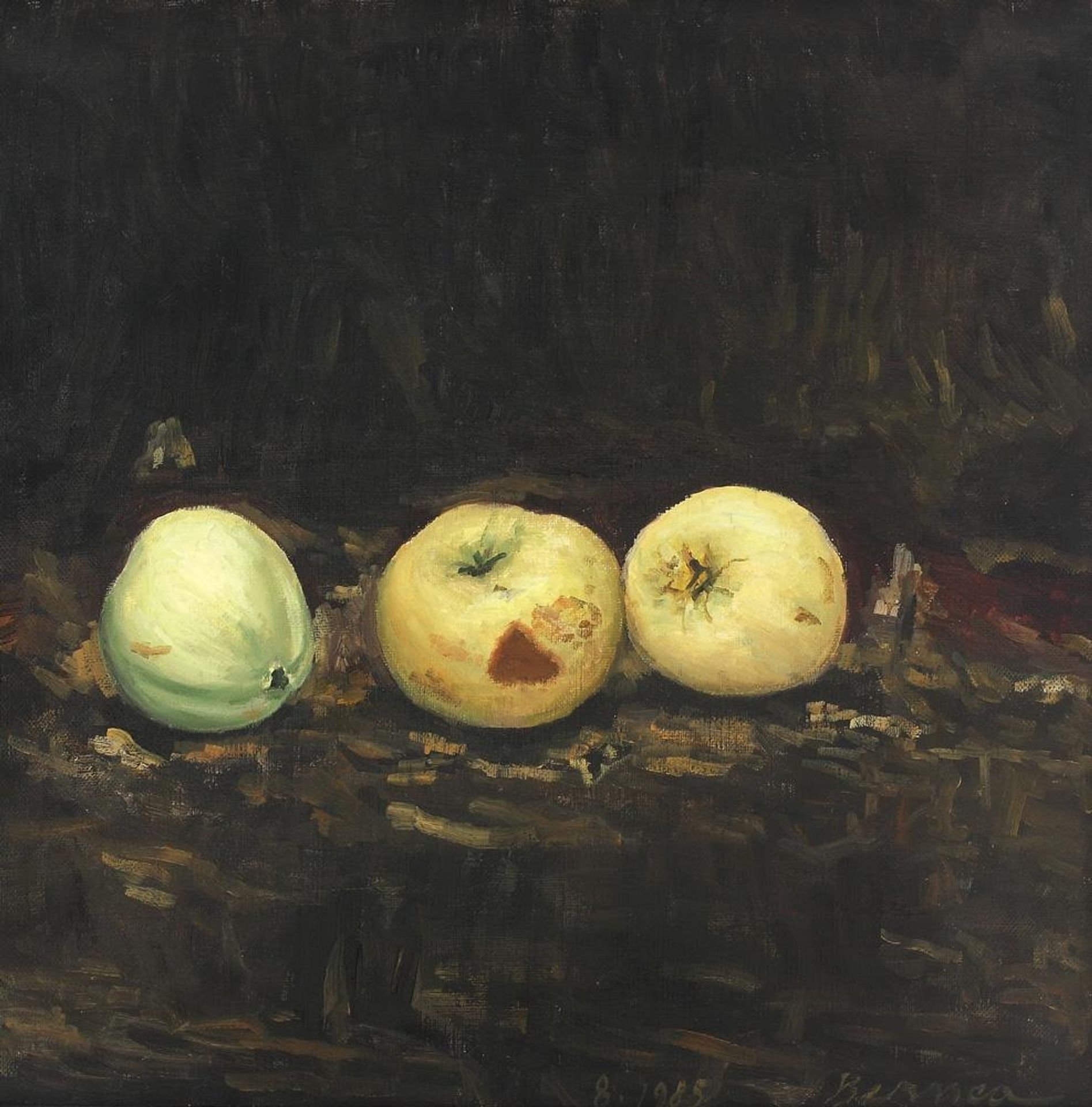 Still Life with Apples (Food) by Horia Bernea