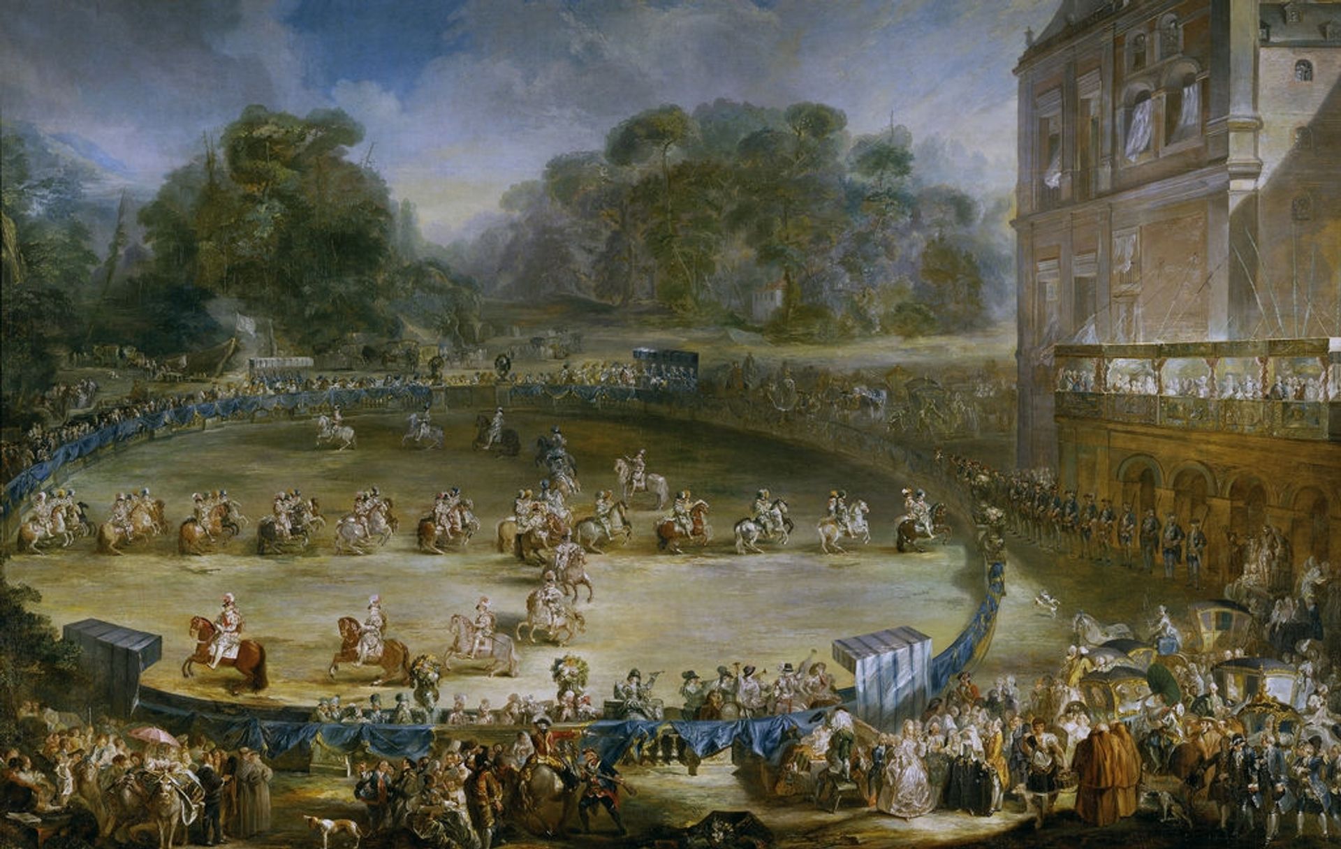 The royal pairs by Luis Paret y Alcázar