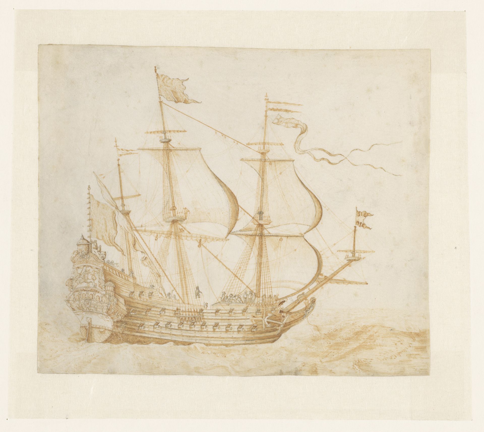 Het schip Eendracht by Alven Rost