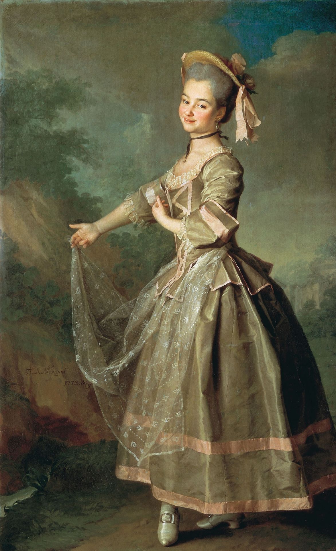 Portrait of Ekaterina Nelidova by Dmitry Levitzky