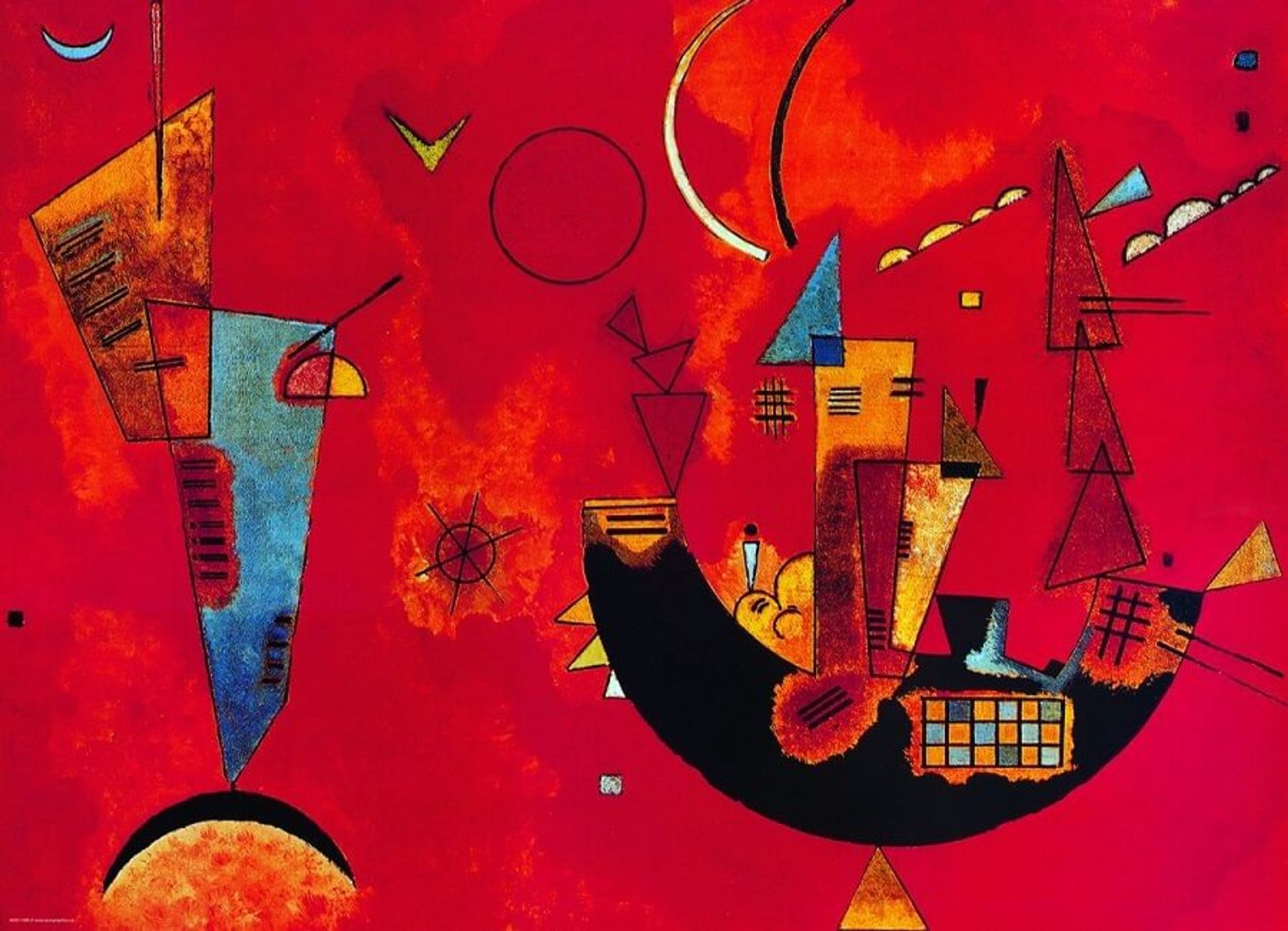 Mit Und Gegen by Wassily Kandinsky