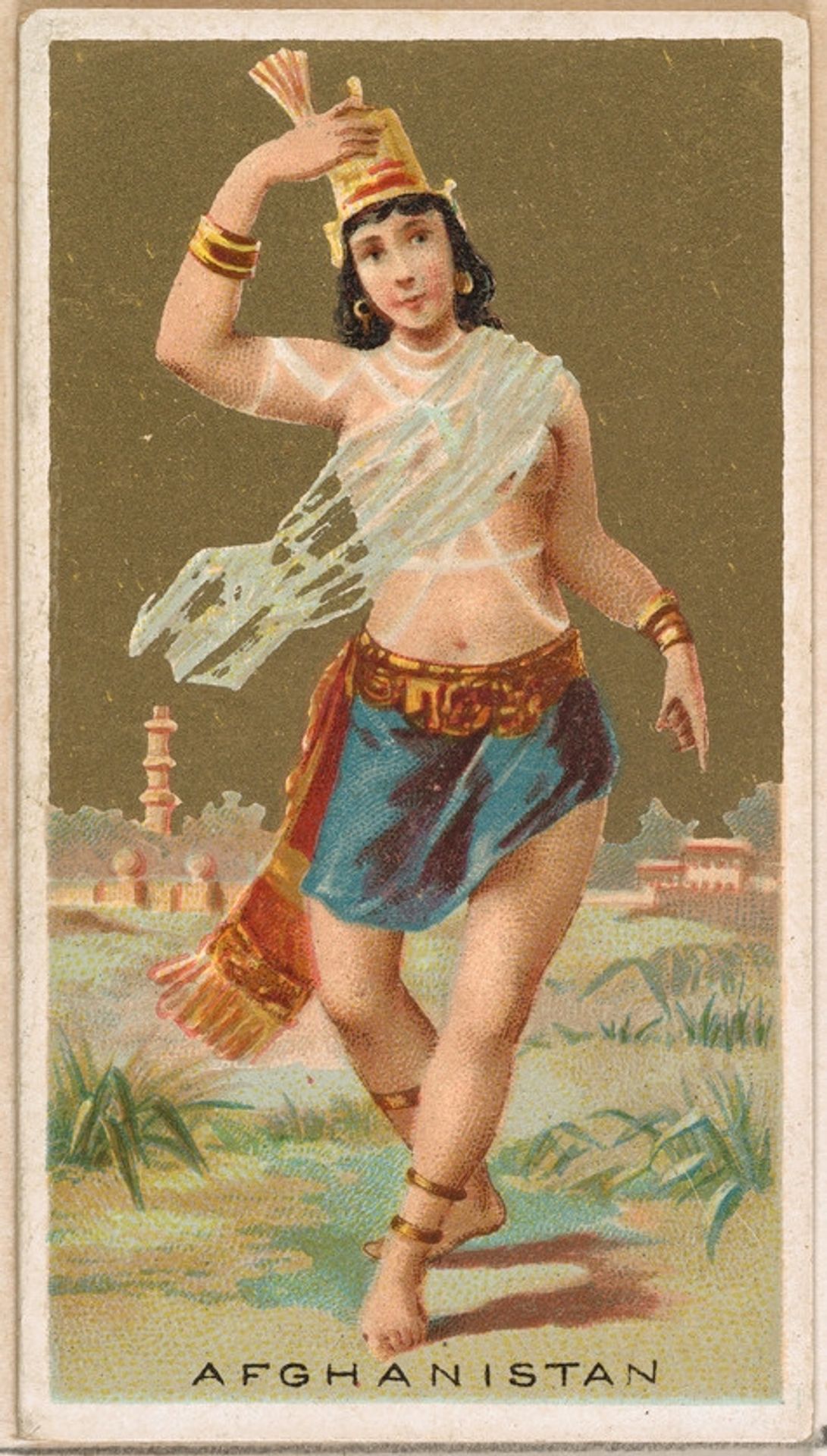 Afghanistan, from the Dancing Girls of the World series (N185) issued by Wm. S. Kimball & Co. by William S. Kimball & Company