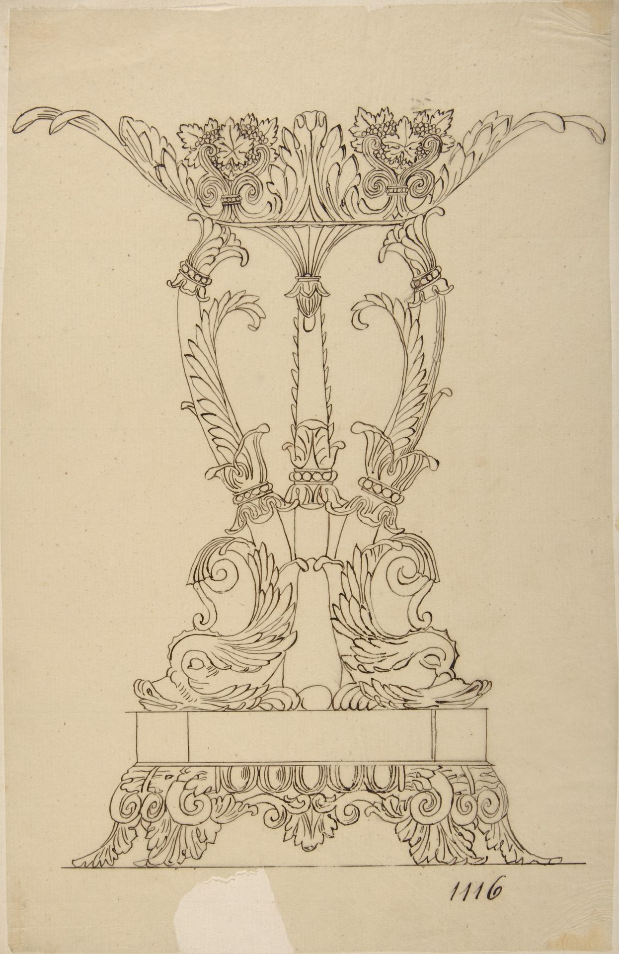 Design for a Compote Dish by Anonymous