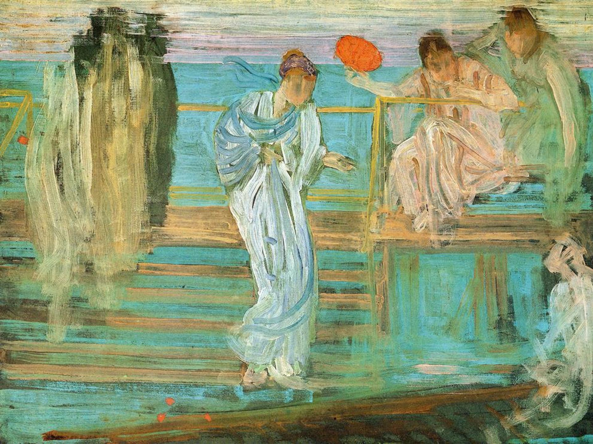 Symphony in White and Red by James Abbott McNeill Whistler