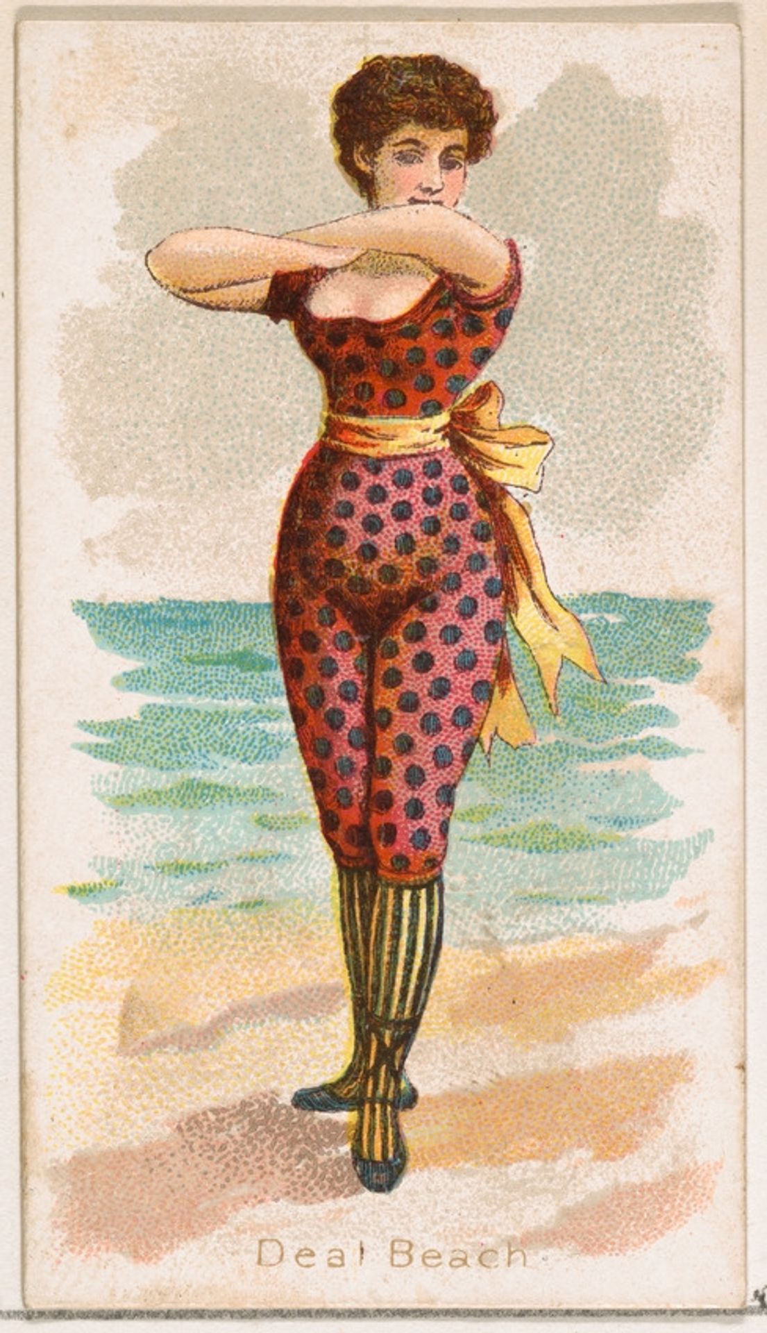 Deal Beach, from the Fancy Bathers series (N187) issued by Wm. S. Kimball & Co. by William S. Kimball & Company