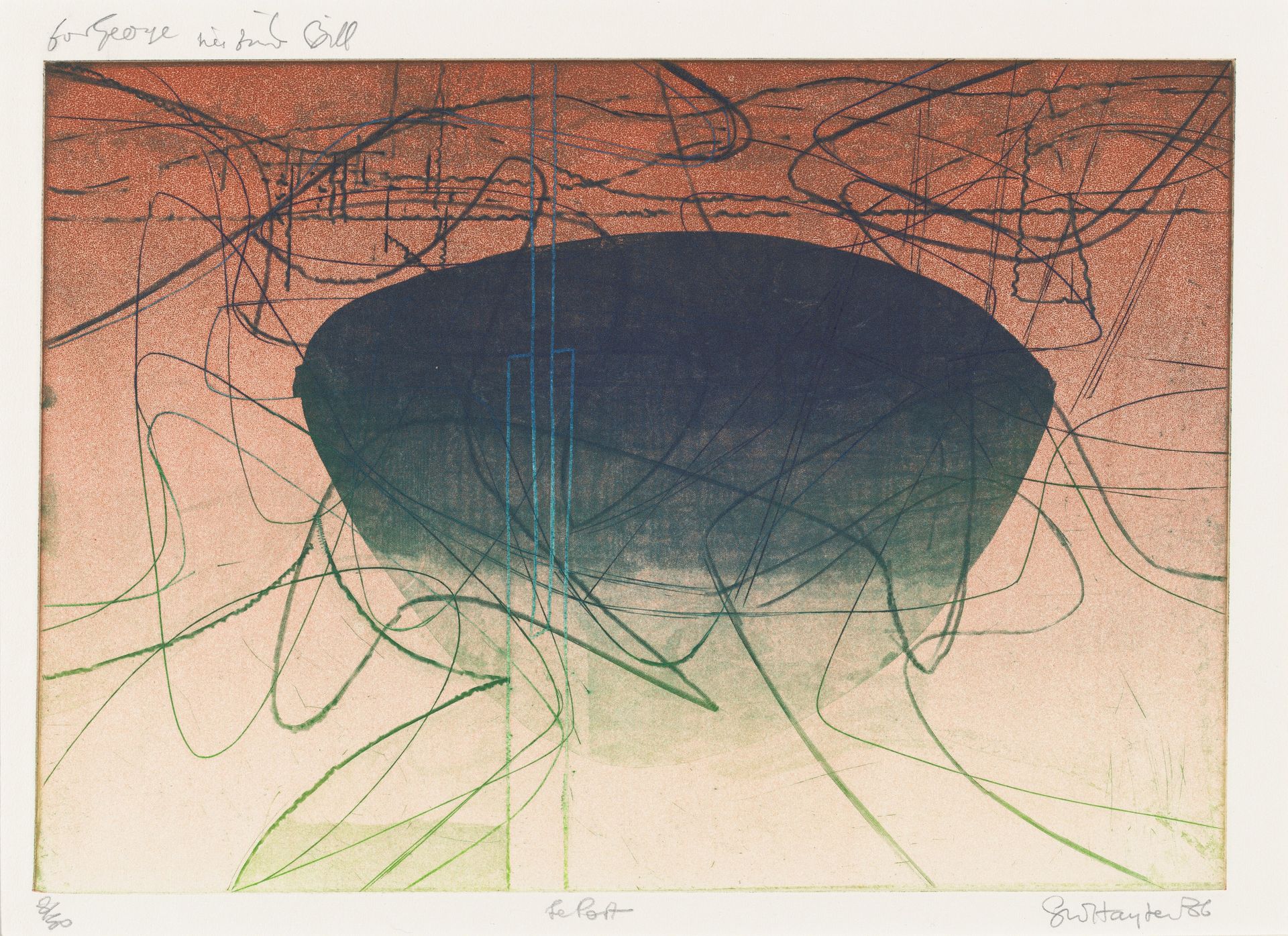 Le port (The Harbor) by Stanley William Hayter