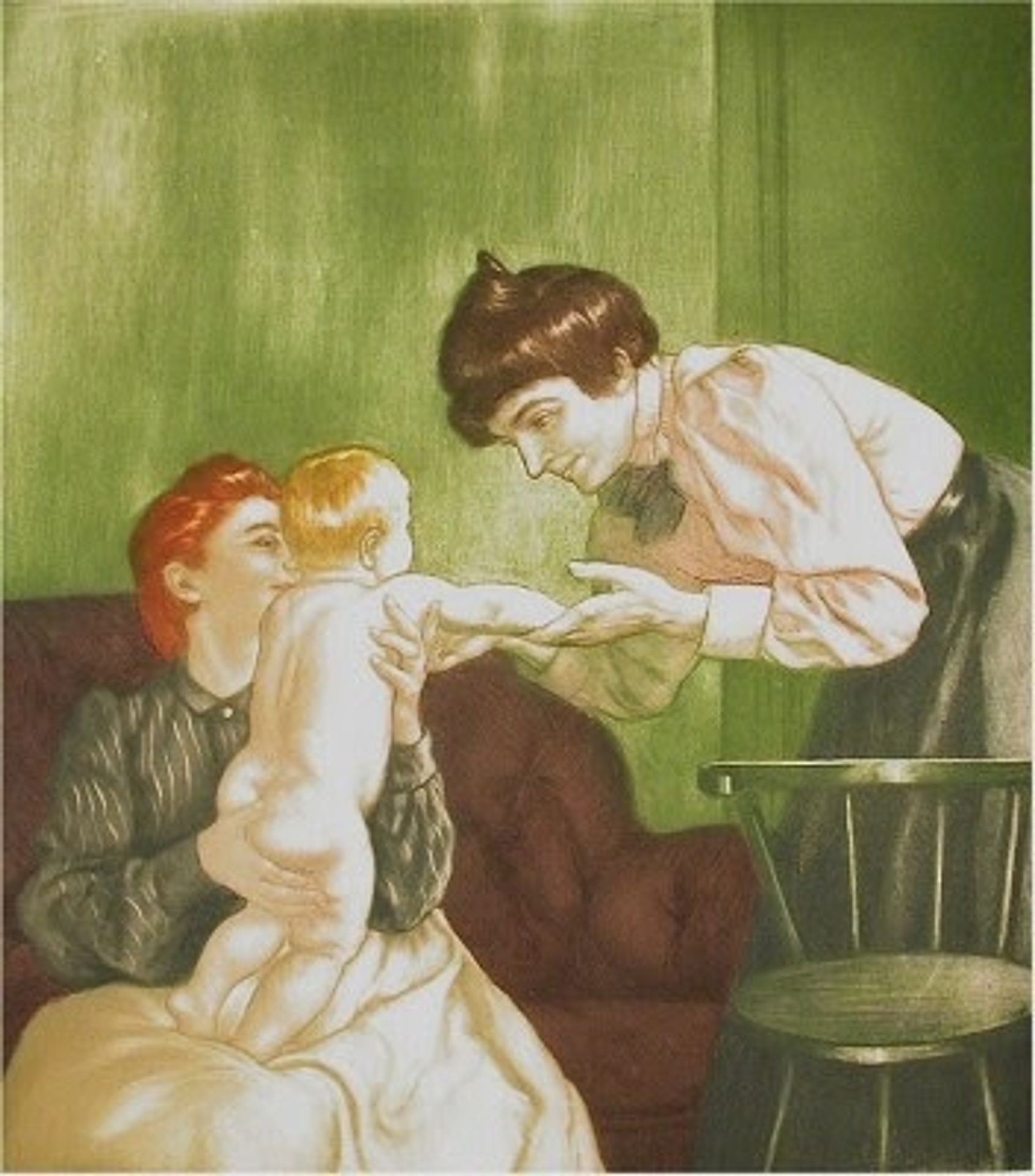 Mere et enfant by Charles Maurin