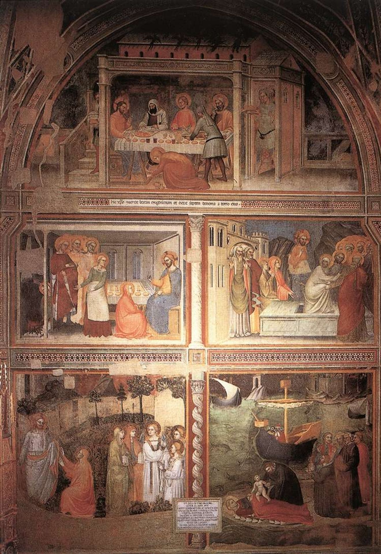 Scenes from the Life of Magdalene by Giovanni da Milano