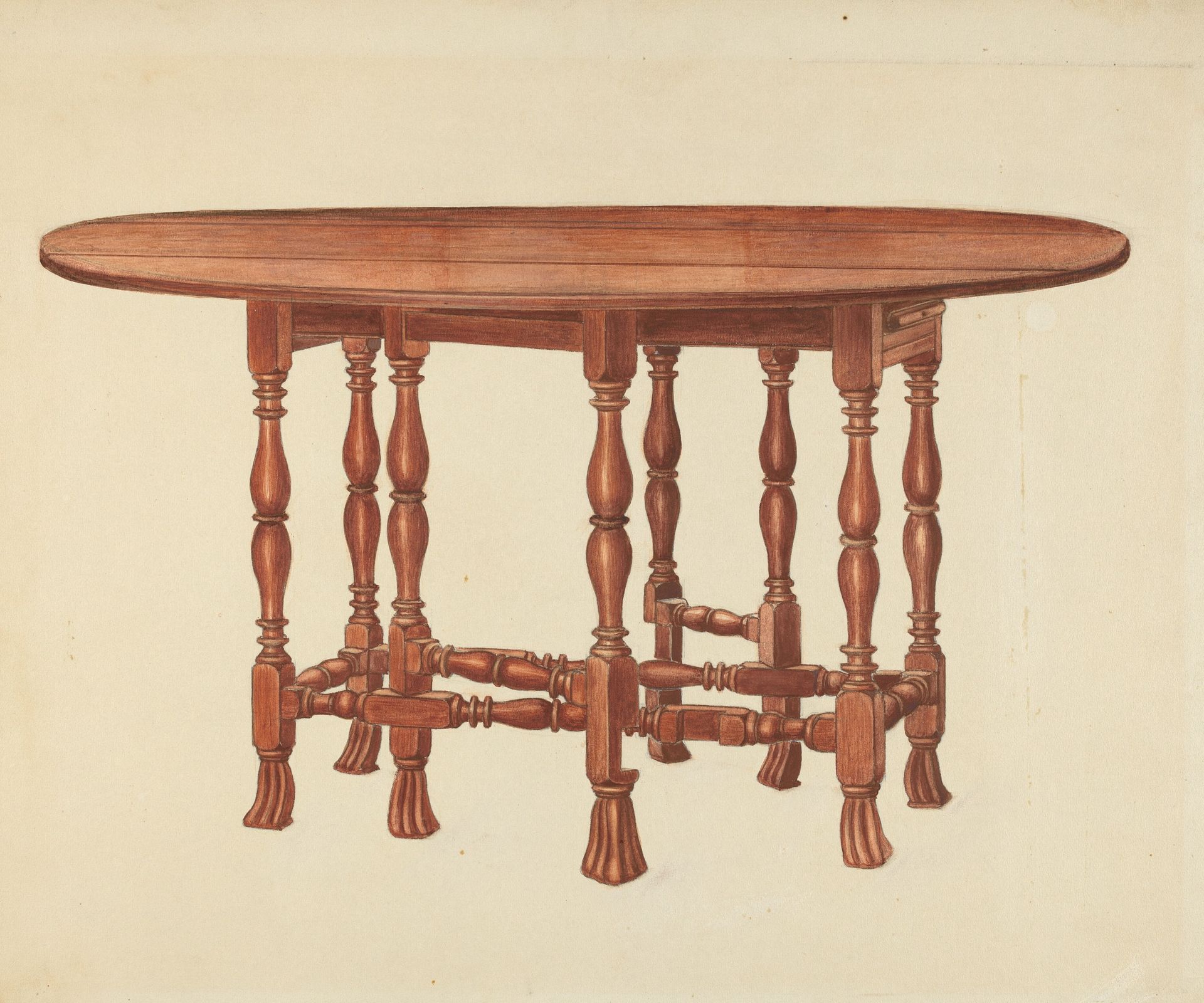 Gate Leg Table by Frank Wenger