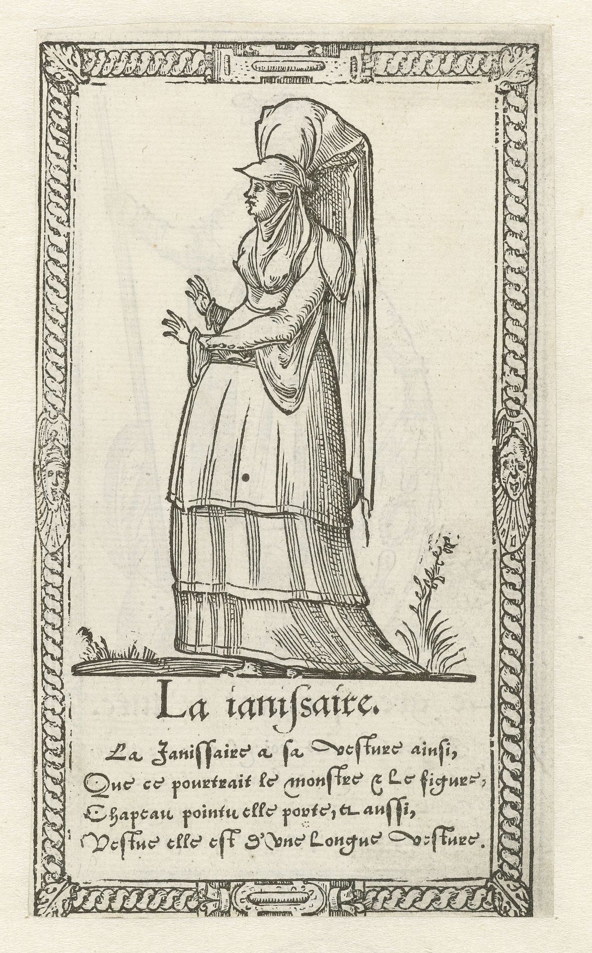 Vrouw van een Janitsaar by François Desprez