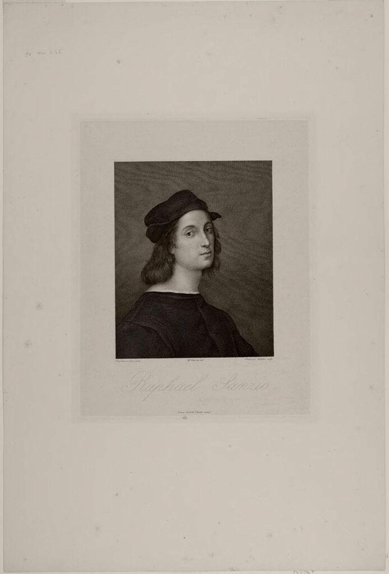 Raphael Sanzio (at the age of 23) by Johann Friedrich MÃ¼ller