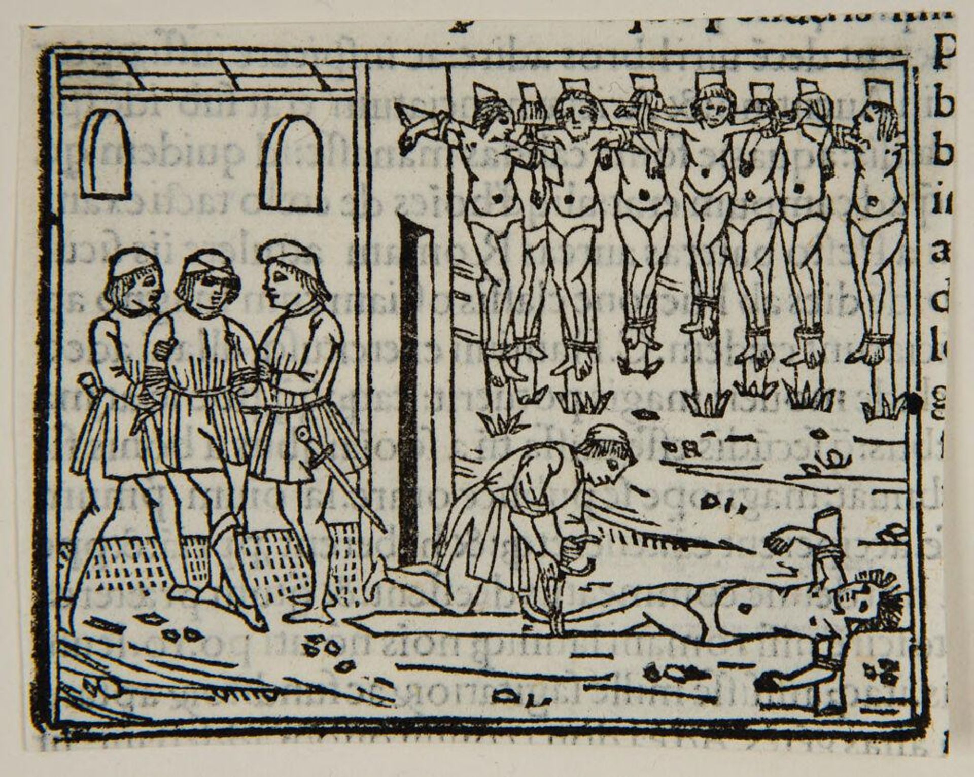 Book XXII.33.  Twenty-five slaves are crucified for having formed a conspiracy in the field of Mars {Tertiae Decadis Liber Secundus p. CVIII} by Anonymous
