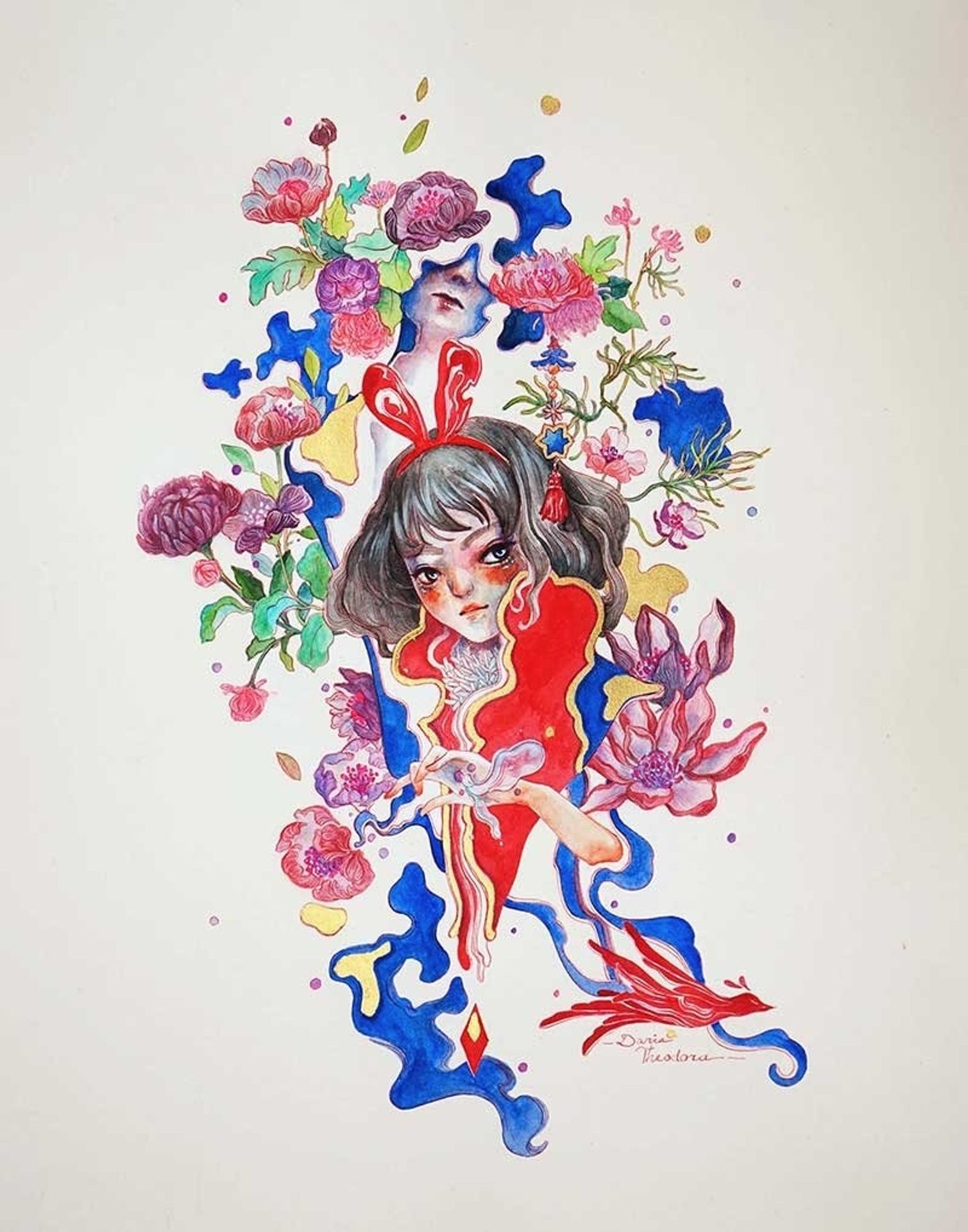 Poker Series – Red Diamond by Daria Theodora