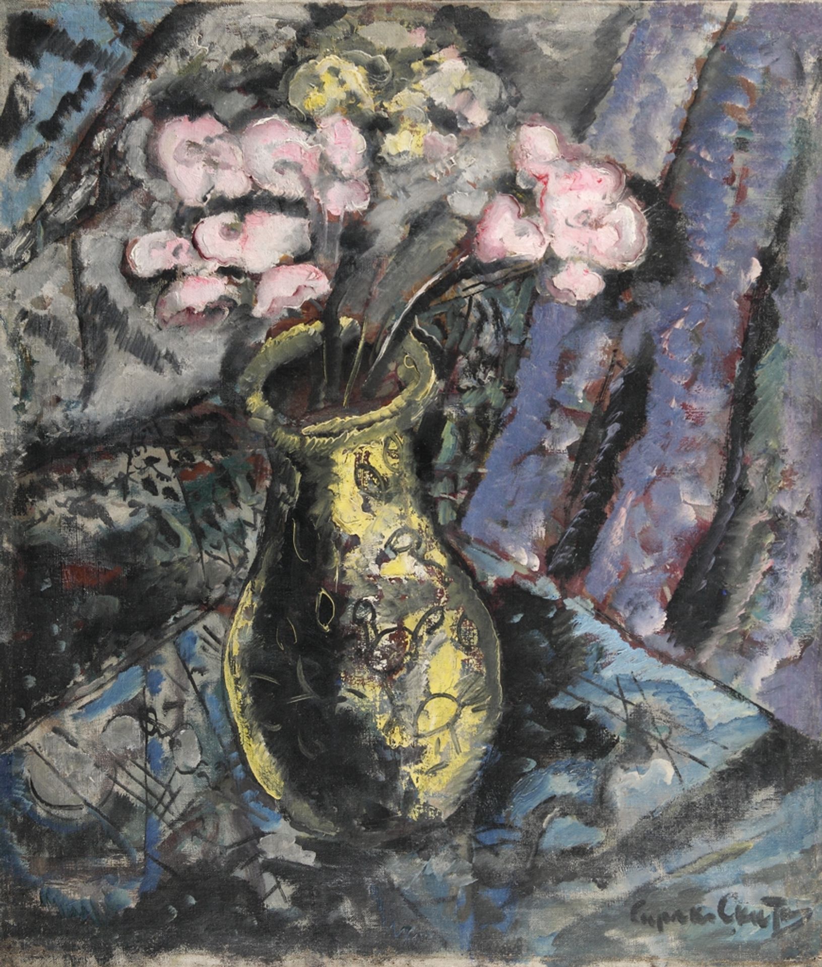 Vase with flowers by Sirak Skitnik