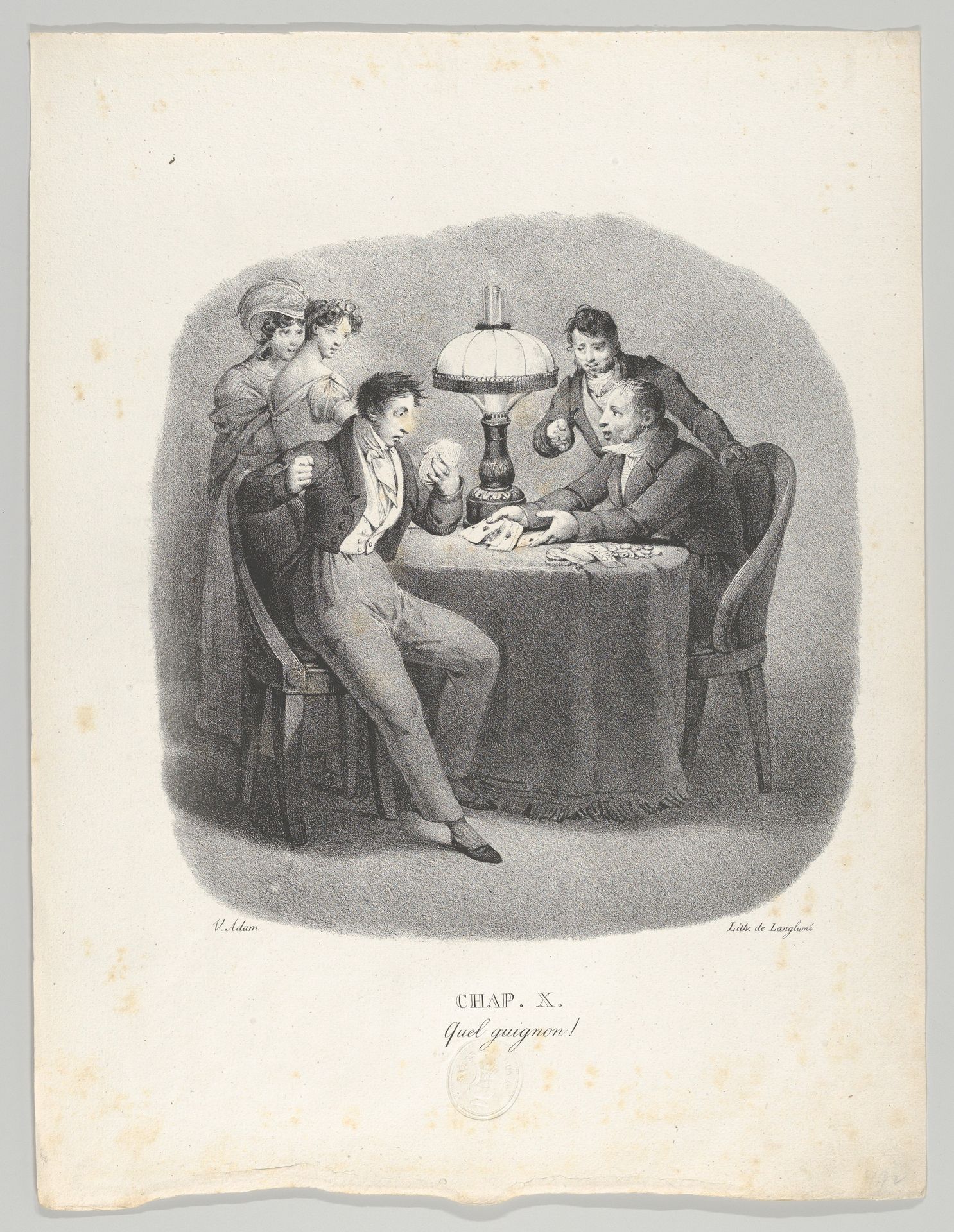 Chap. X: Quel guignon! (What bad luck!) by Victor Adam
