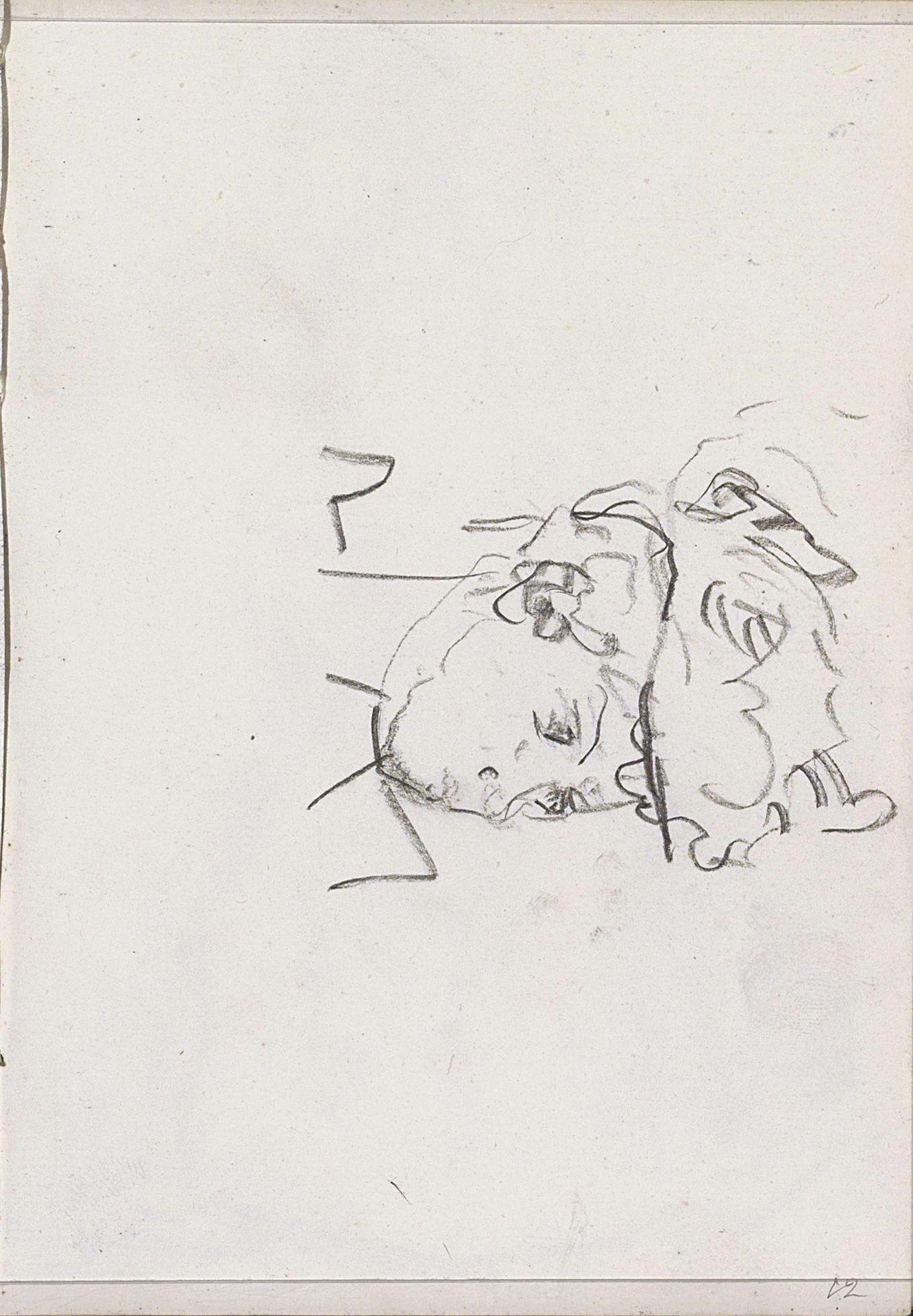 Vrouwenhoofd met hoed by Isaac Israels