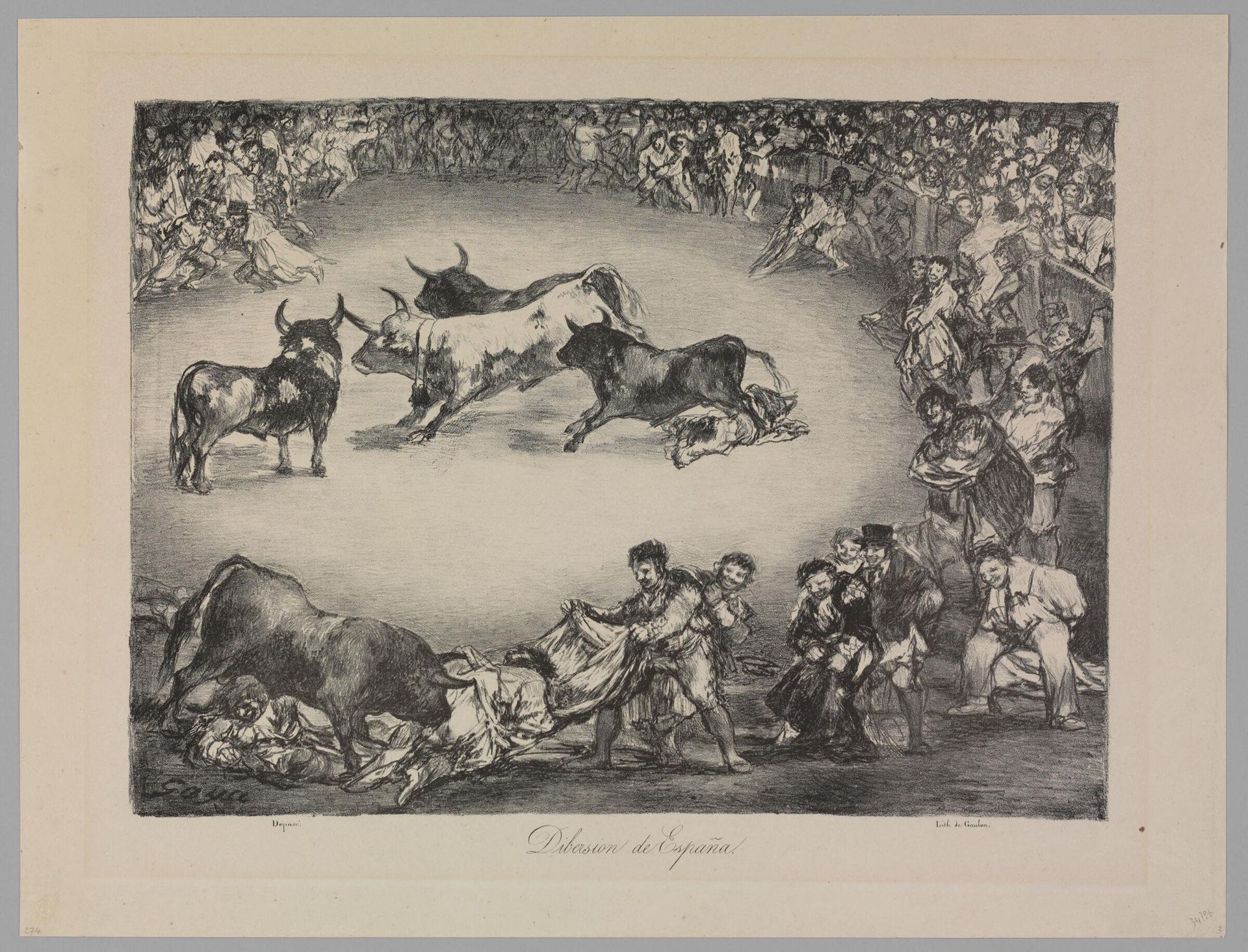 Entertainments of Spain by Francisco JosÃ© de Goya y Lucientes