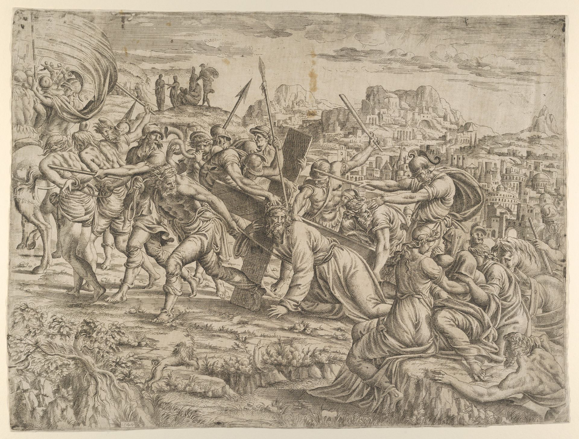 Christ Carrying of the Cross by Jean Mignon