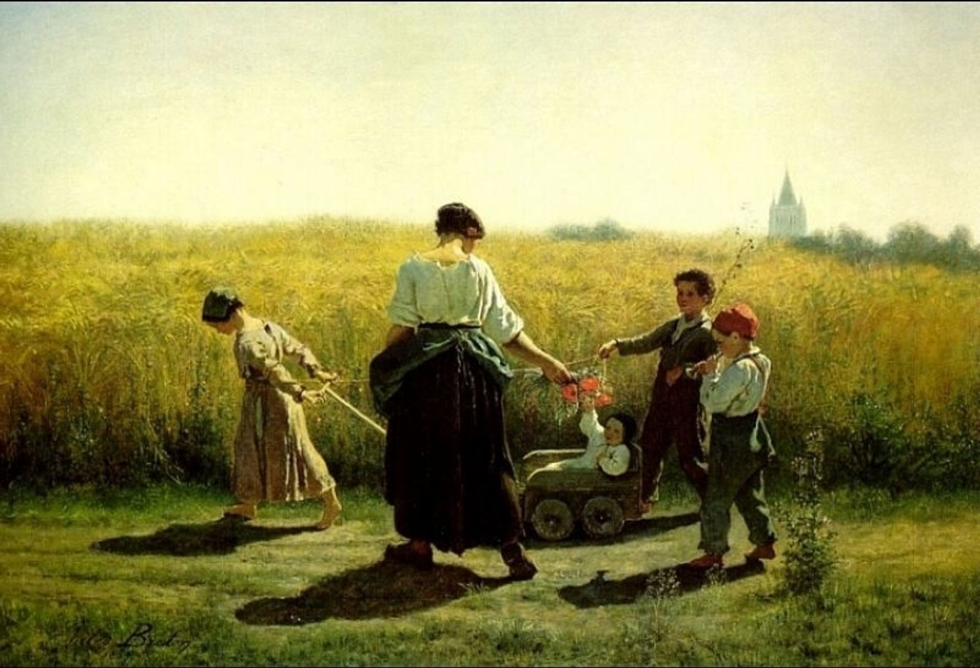 The Departure for the Fields by Jules Breton