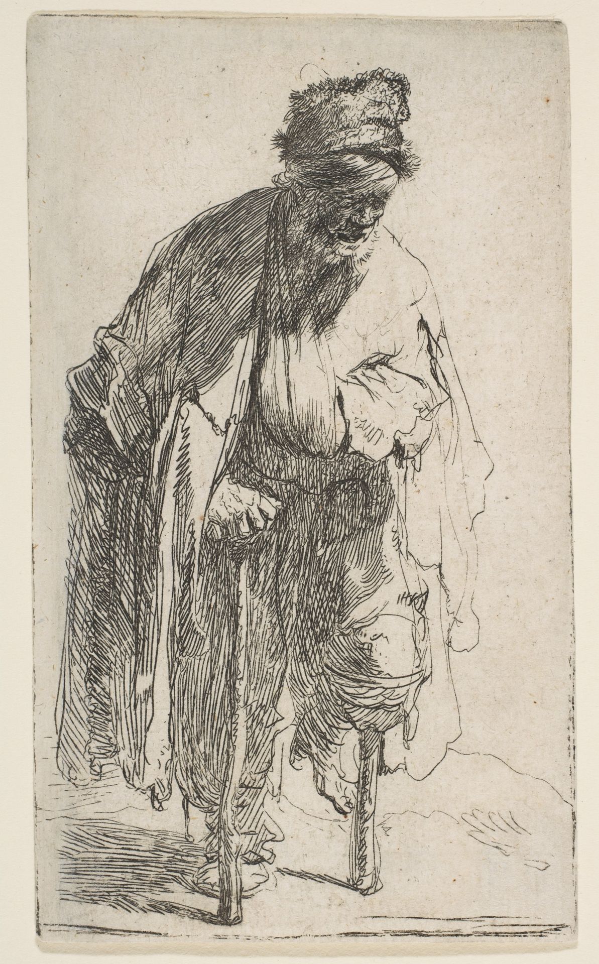 Beggar with a Wooden Leg by Rembrandt van Rijn