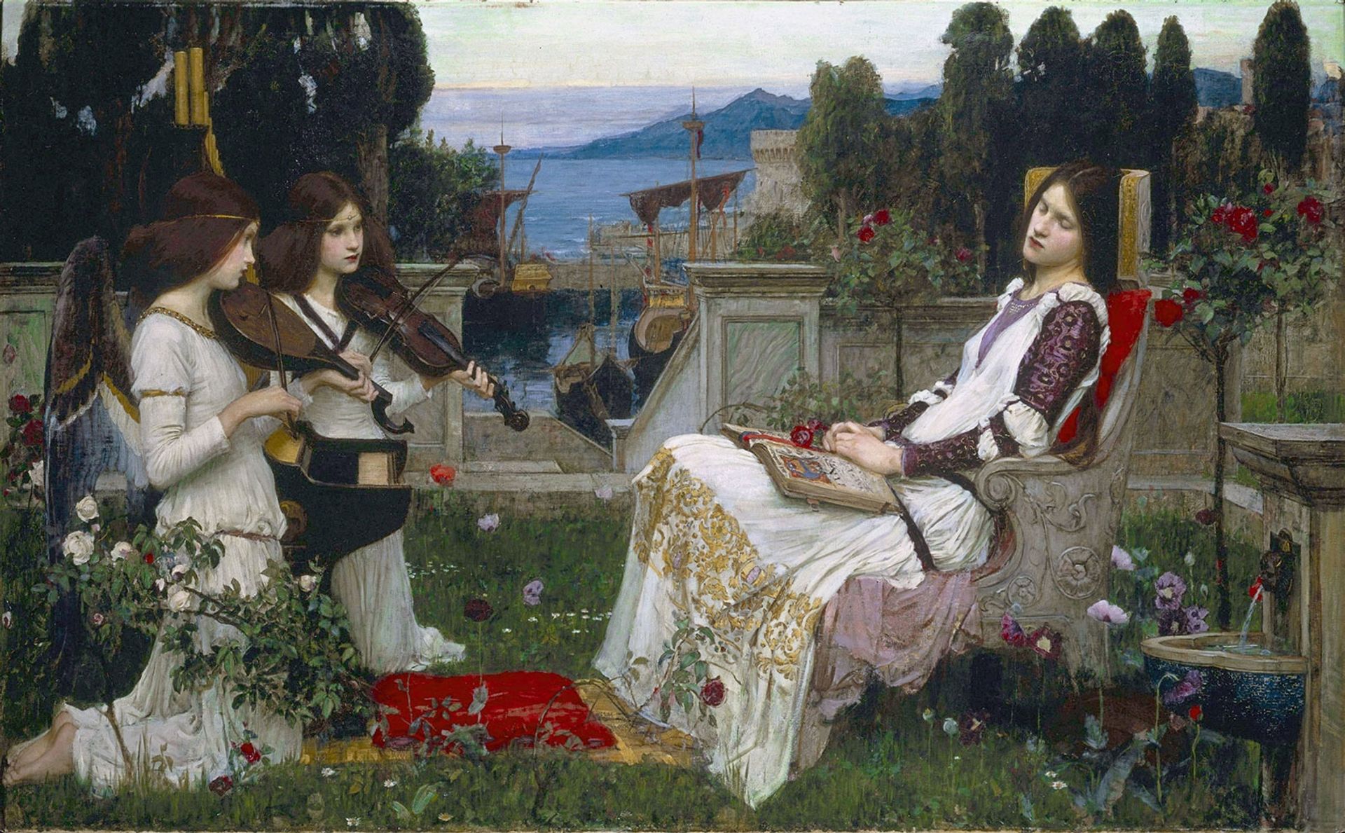 Saint Cecilia by John William Waterhouse