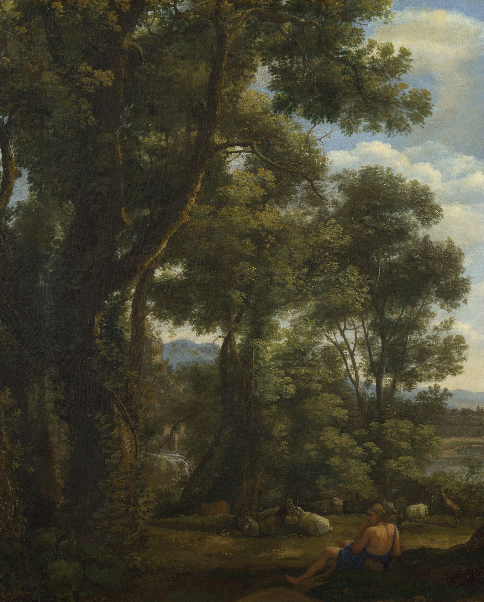 Landscape with Goatherd by Claude Lorrain