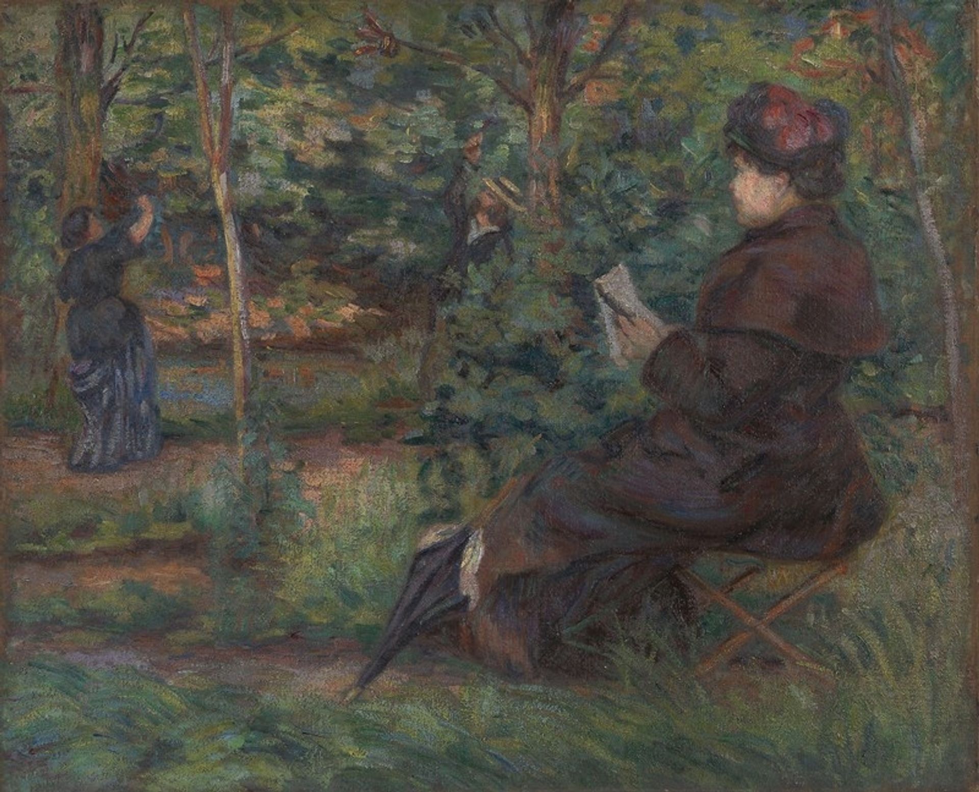 In the garden by Armand Guillaumin