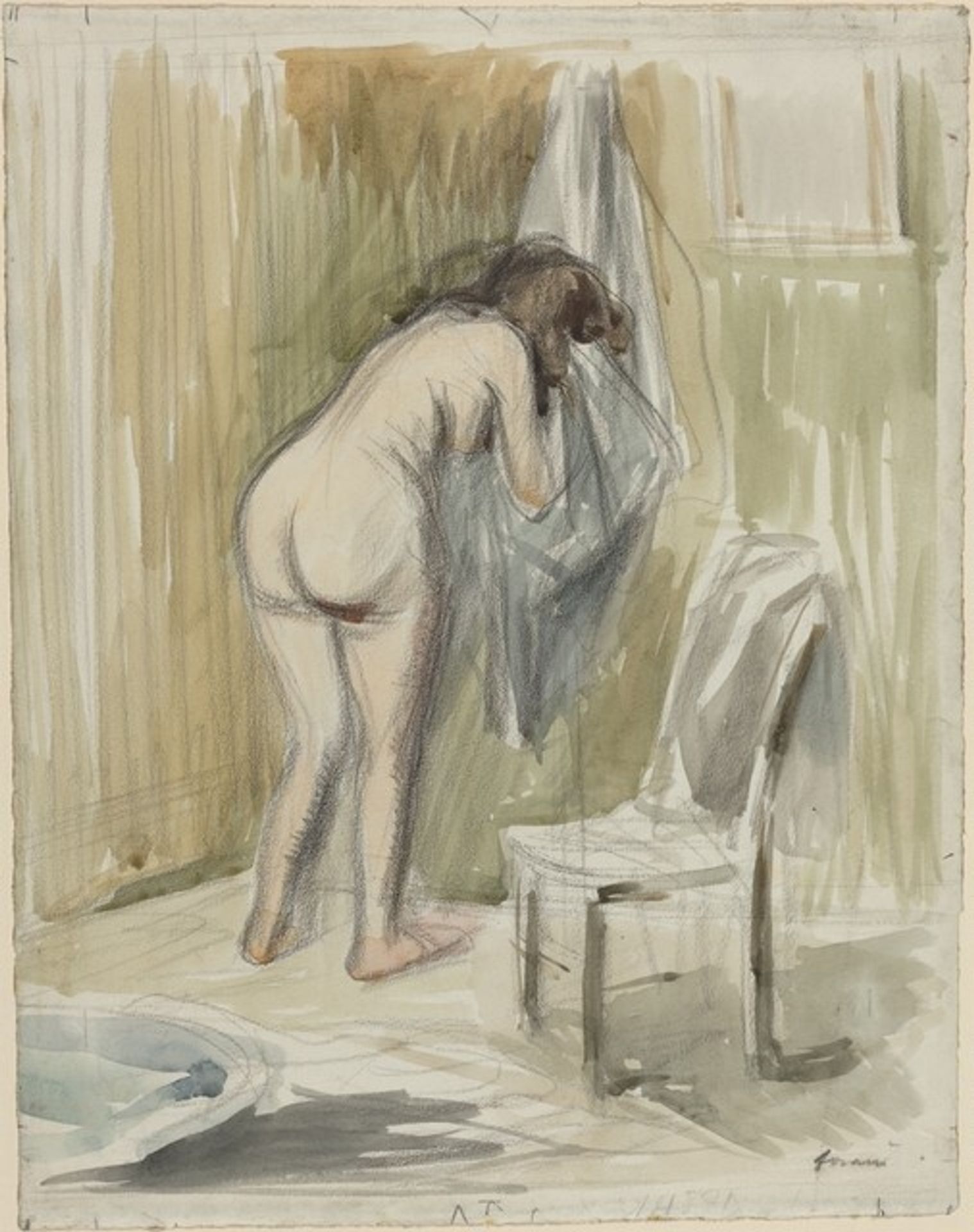After the Bath by Jean-Louis Forain