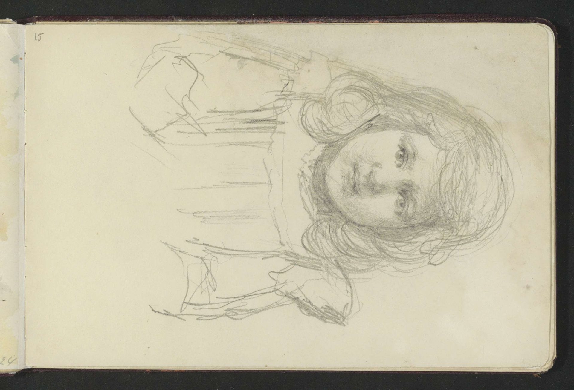 Portret van een meisje by Jozef Israëls