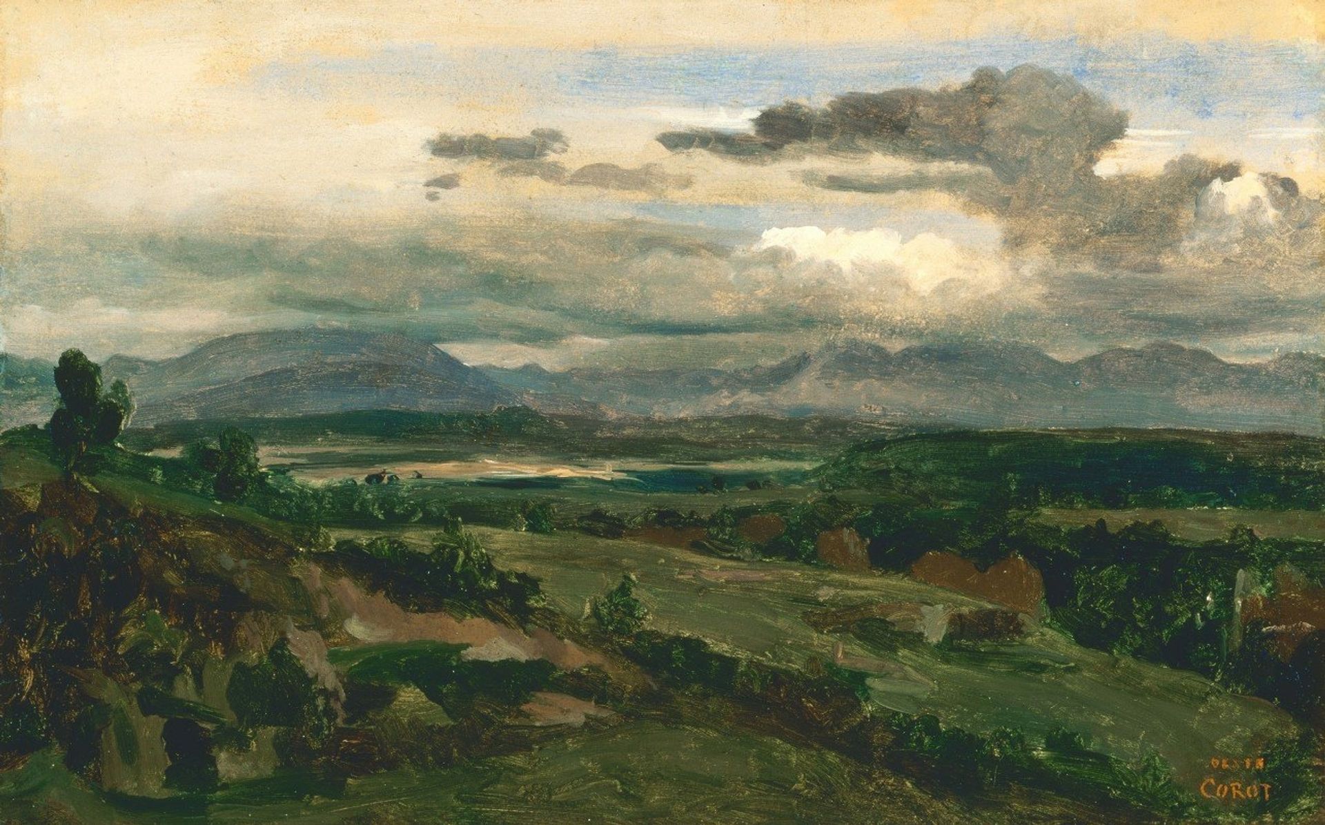 Civita Castellana by Camille Corot