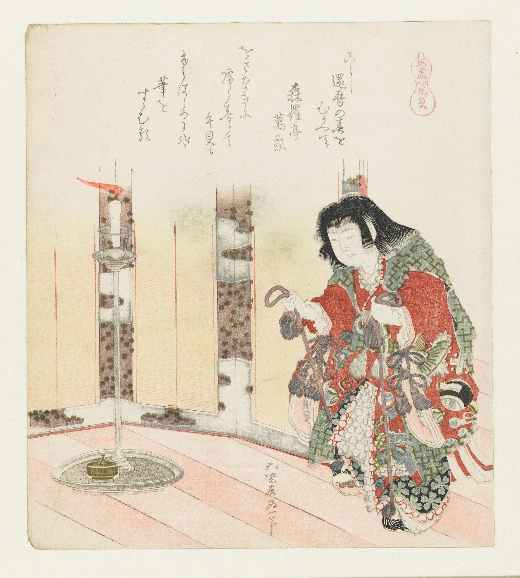 Paarden-schelp by Katsushika Hokusai