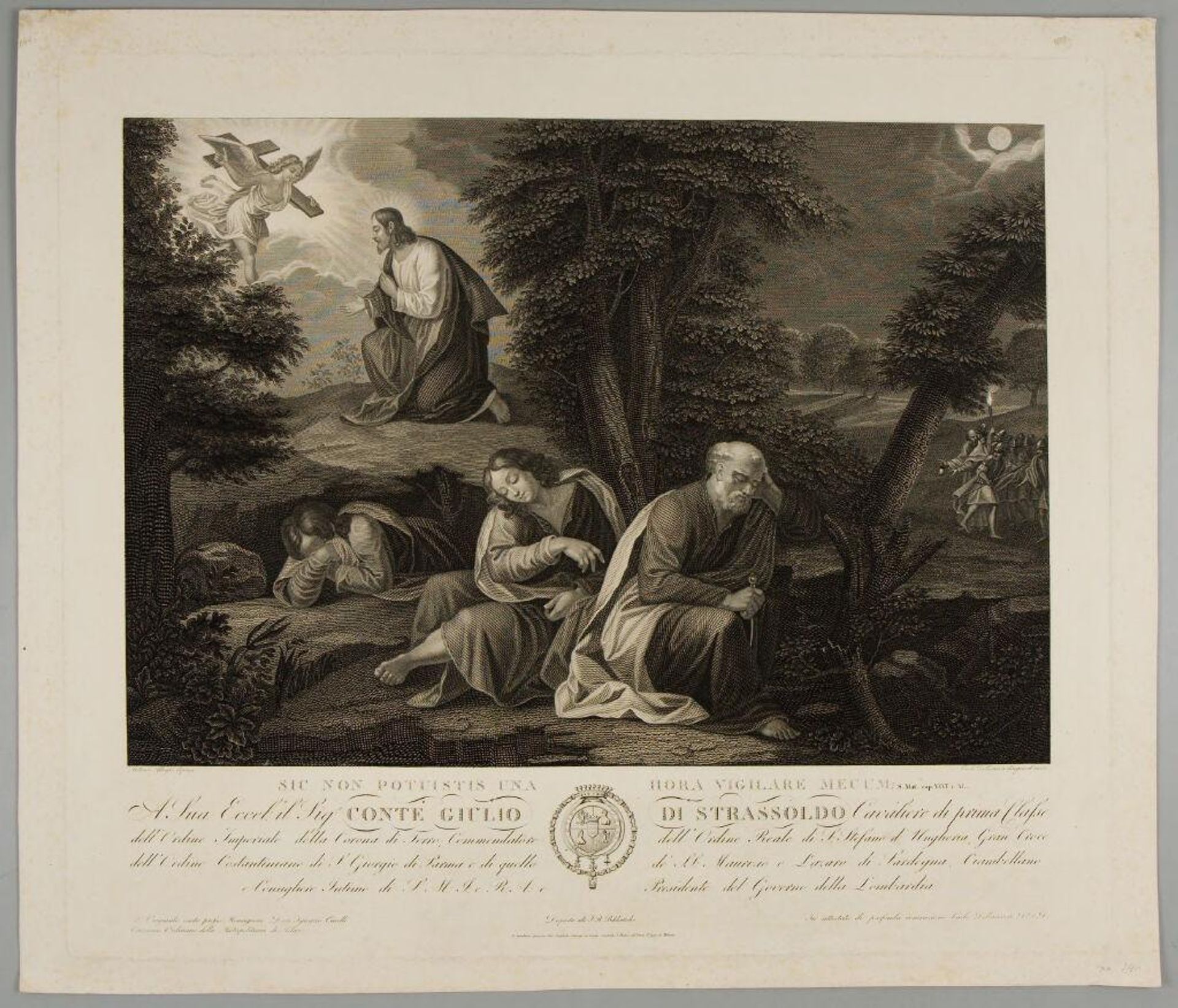 Christ on the Mount of Olives by Carlo della Rocca