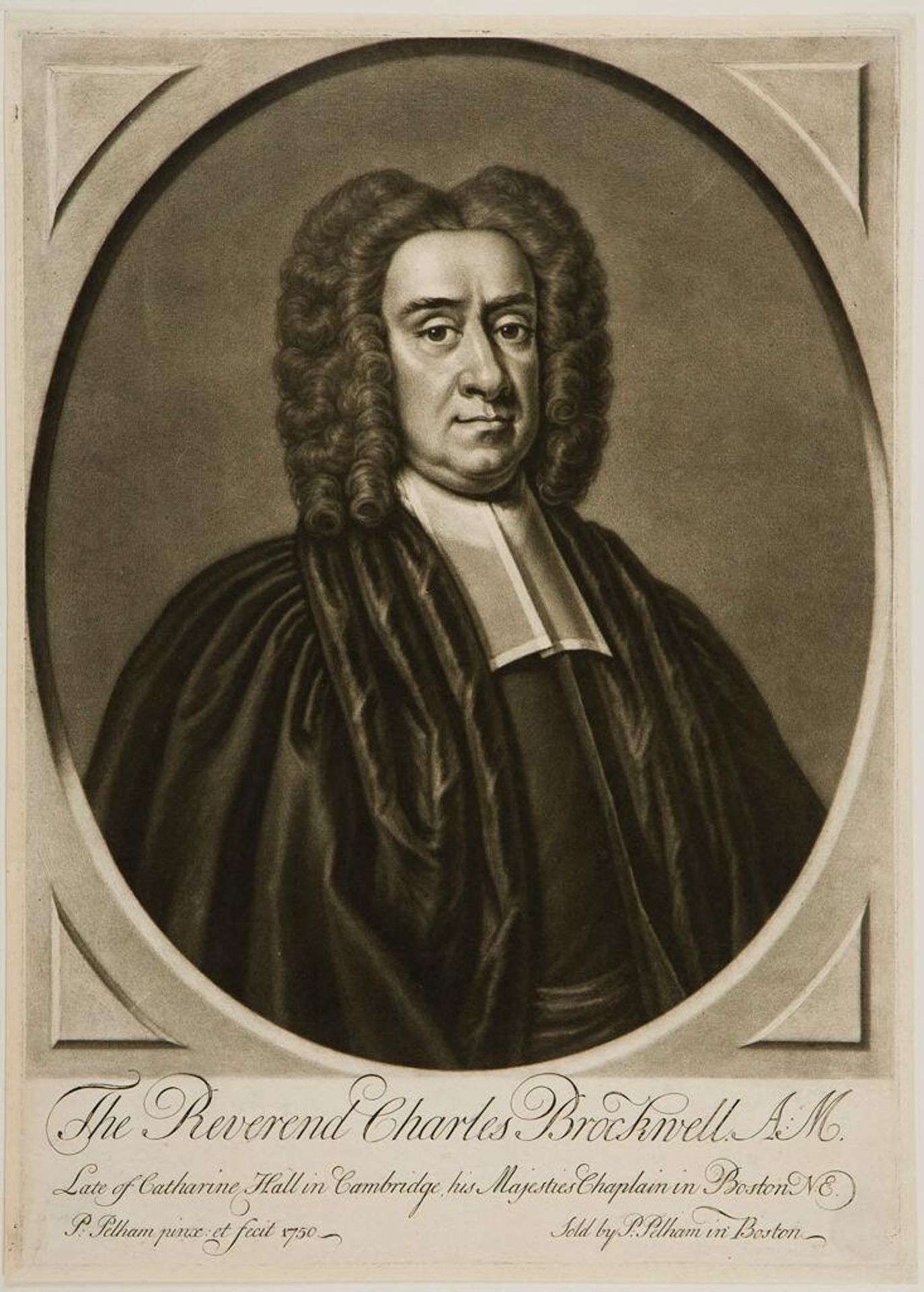 The Reverend Charles Brockwell by Peter Pelham