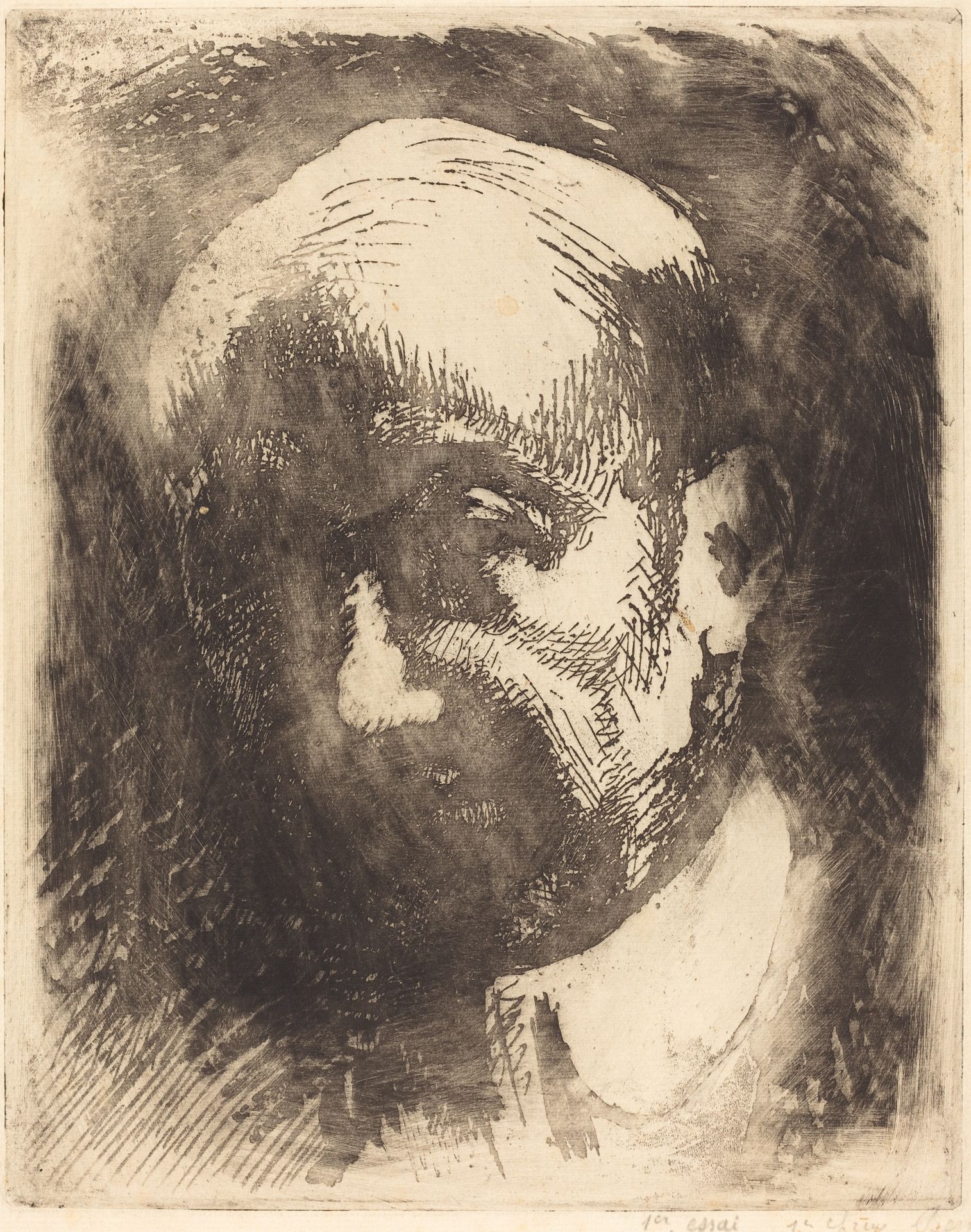 Gabriele D'annunzio by Paul-Albert Besnard