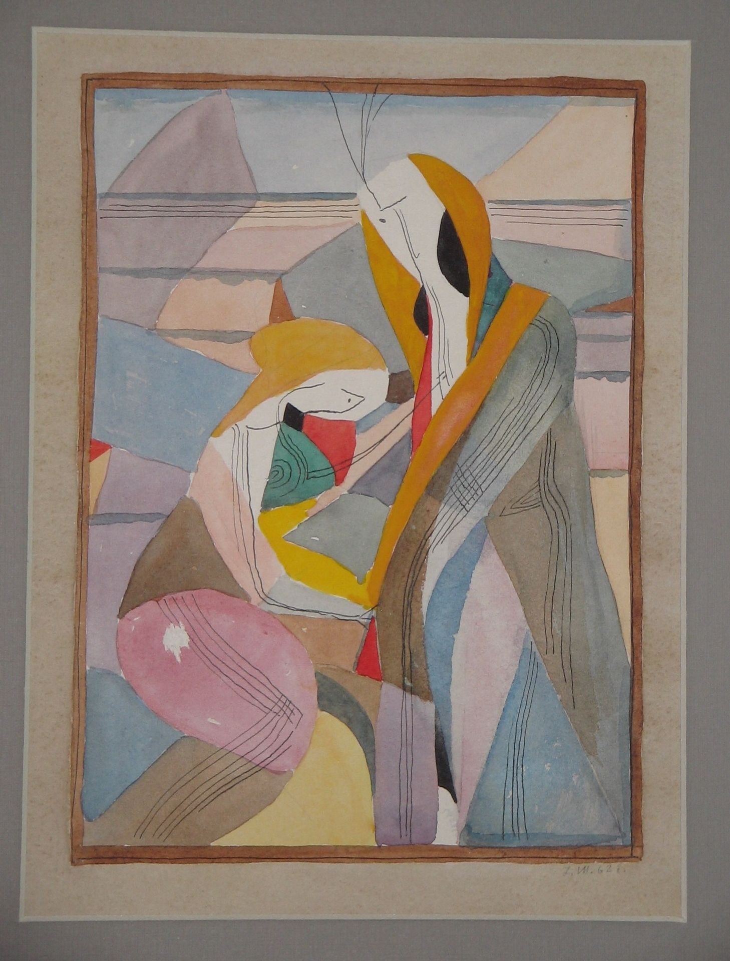 Composition With Two Figures by Hryhorii Havrylenko