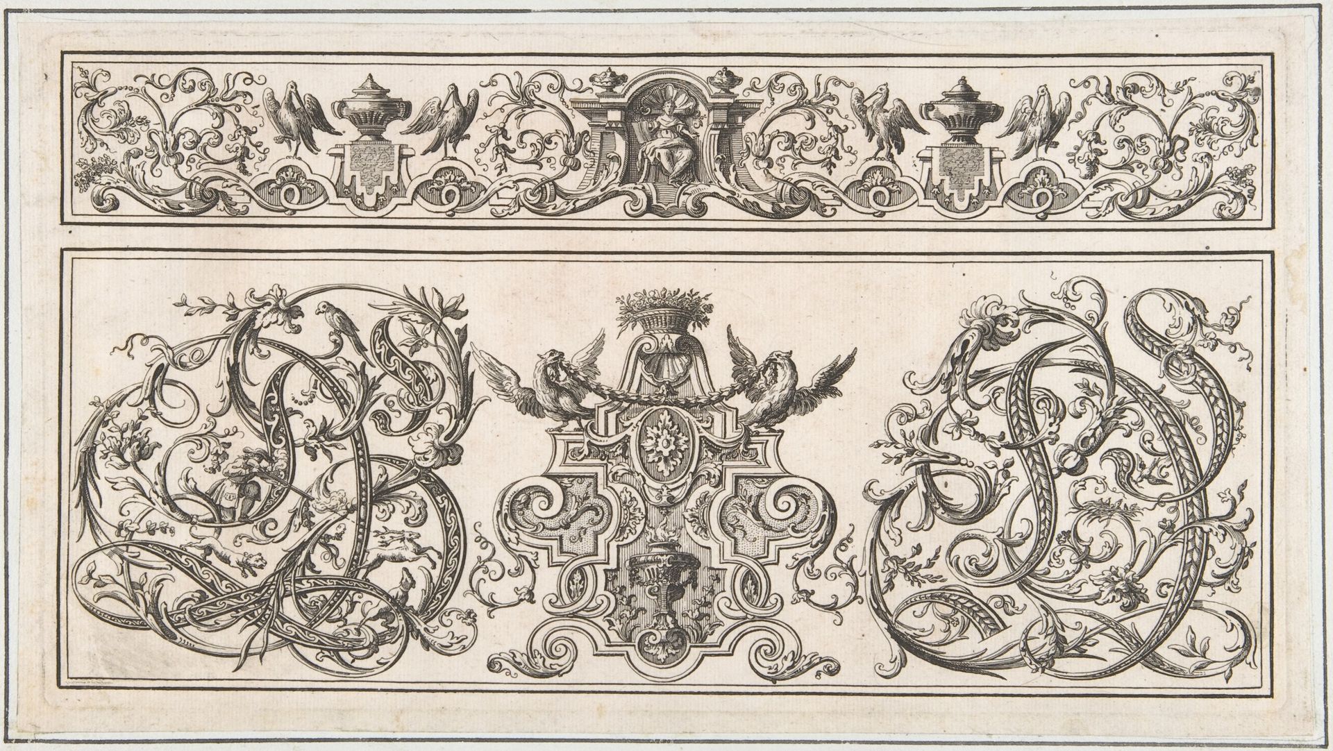 "Orthographia" pl.5 by Johann Daniel Preissler