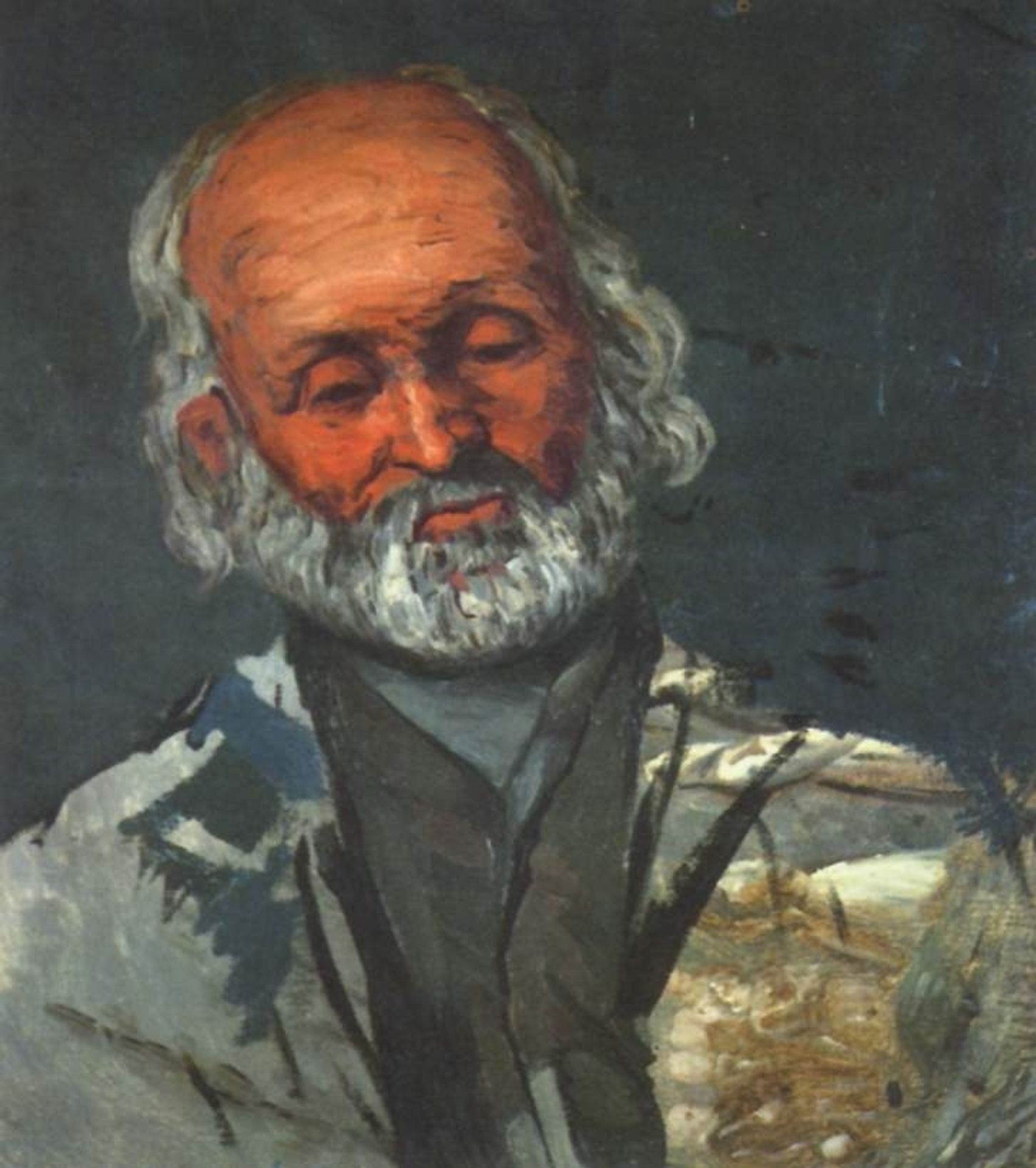 Portrait of an old man by Paul Cézanne