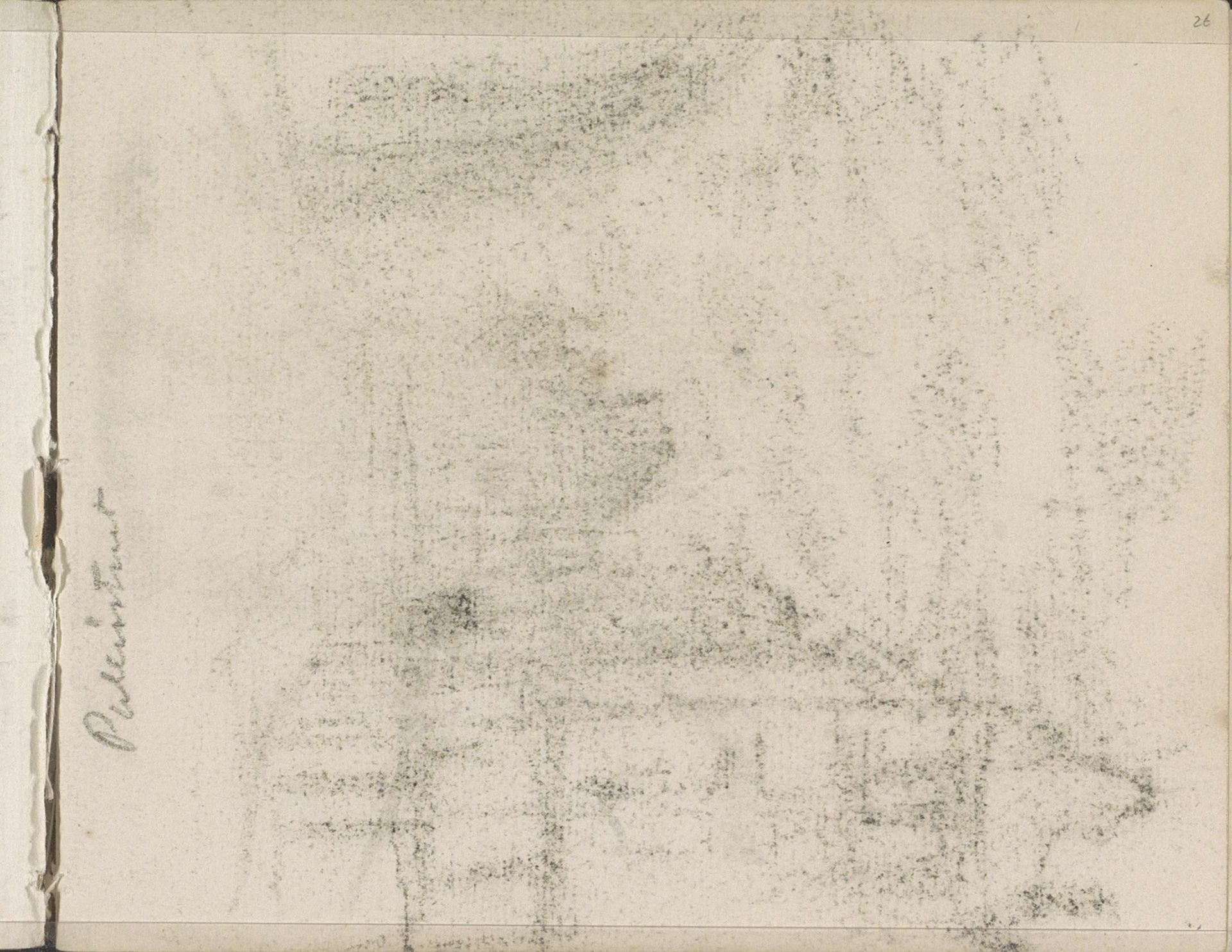 Abklatsch van een gezicht op de Paleisstraat te Amsterdam by George Hendrik Breitner