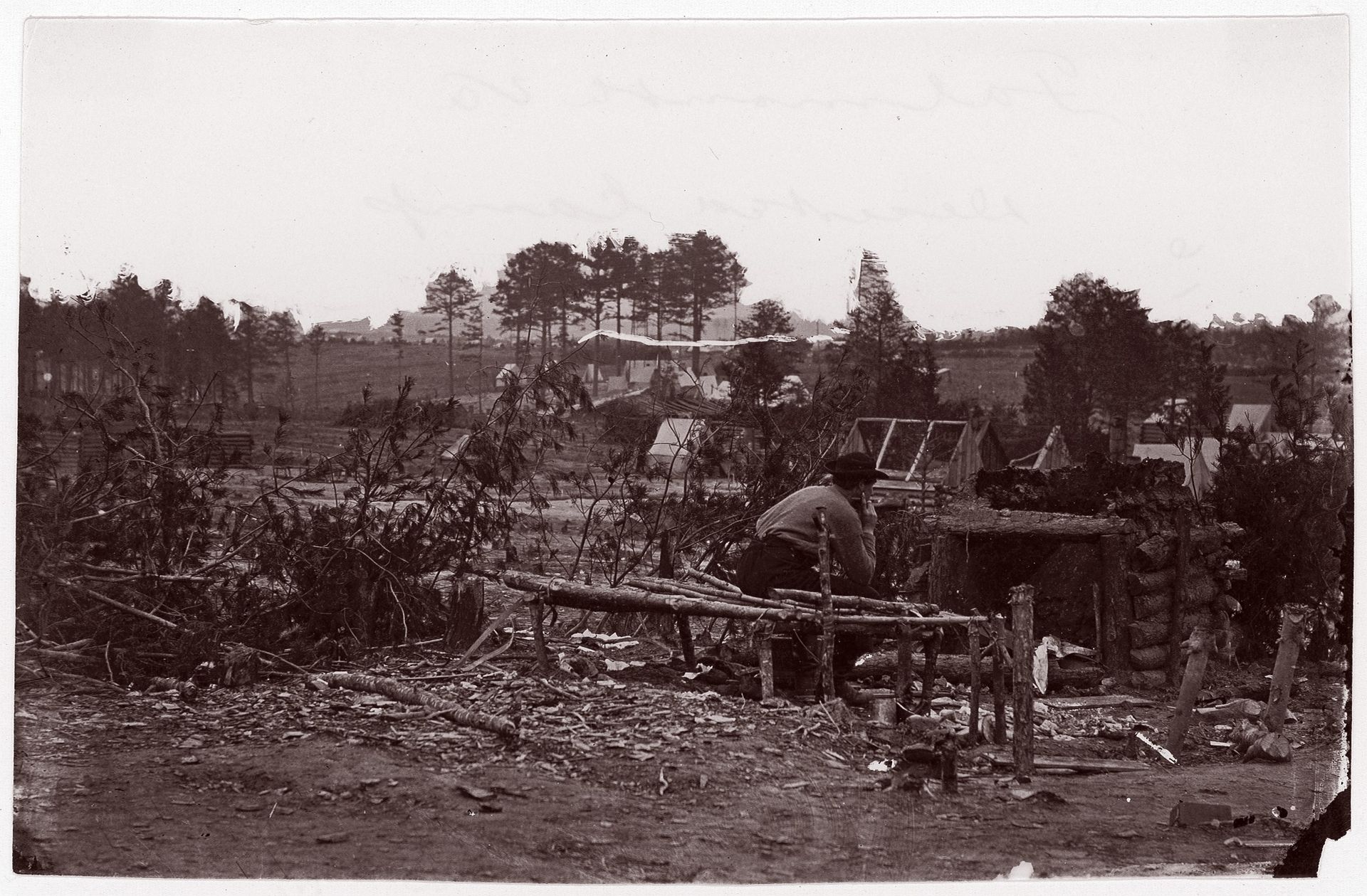 Falmouth, Virginia. Abandoned Camp by Andrew Joseph Russell