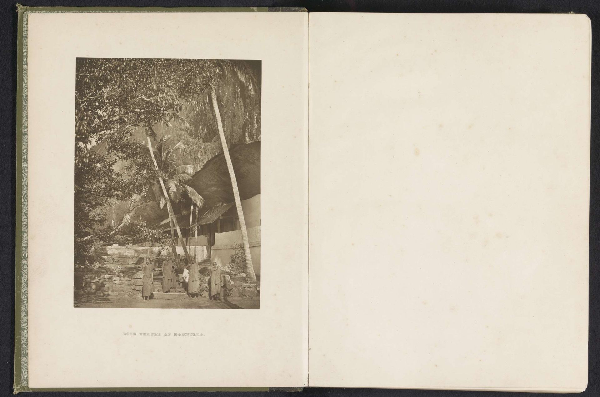 Rock temple at Dambulla by Henry William Cave