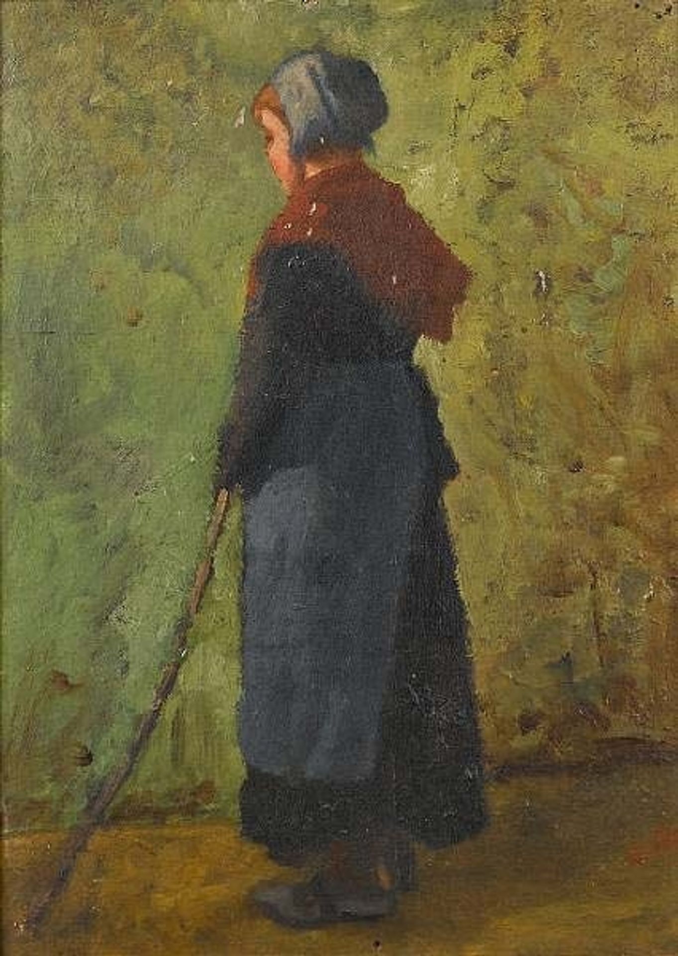 Little shepherd girl by Pericles Pantazis