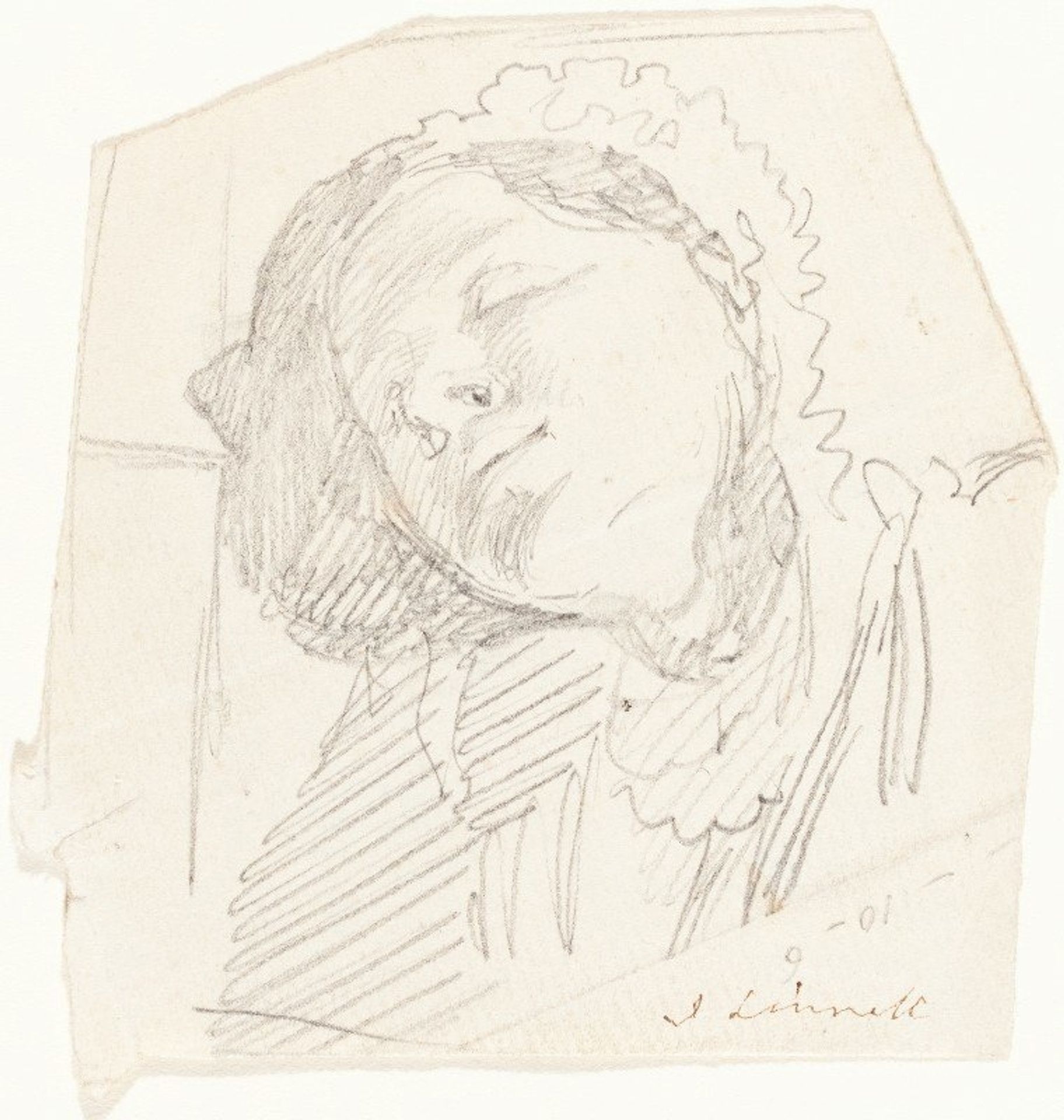 A Woman Resting by John Linnell