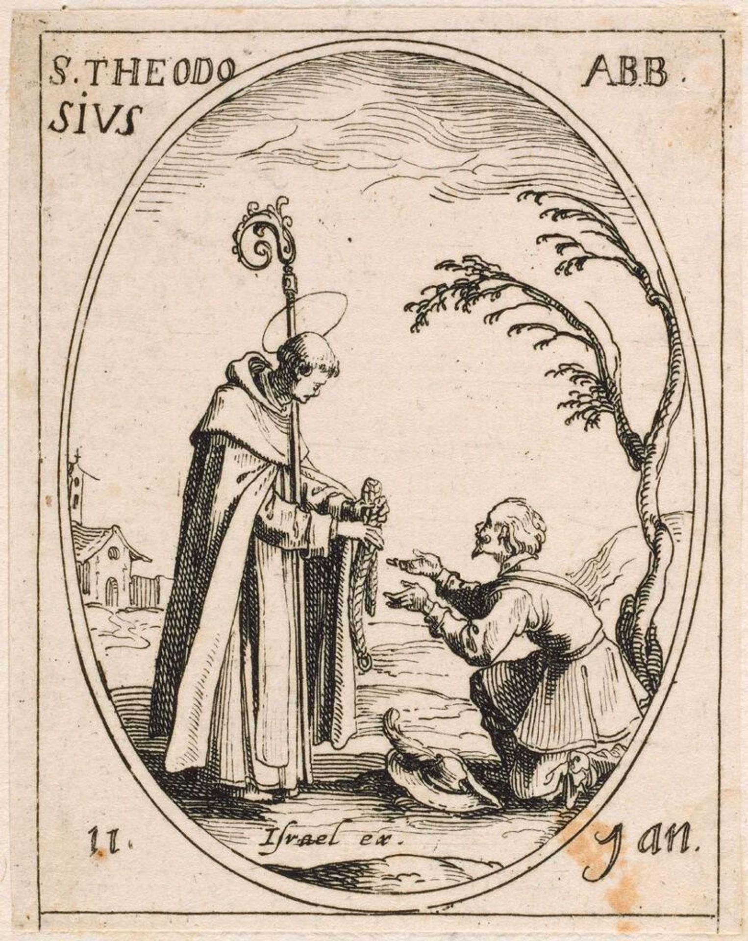 Saint Theodosus by Jacques Callot