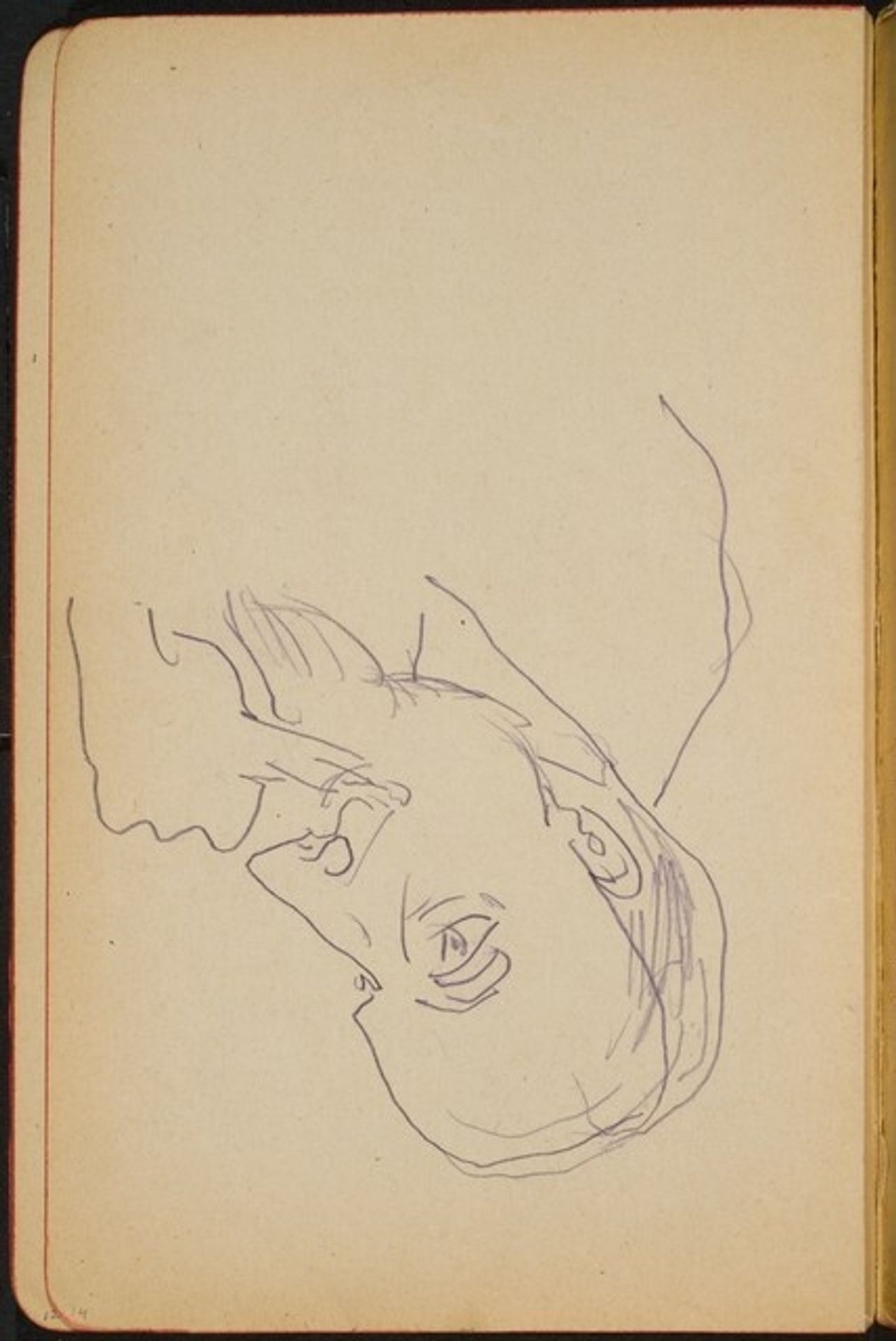 bärtiger Mann (Bearded Head) [p. 14] by Max Beckmann